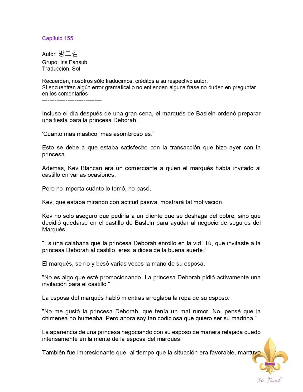 ¿No Es Mucho Mejor Ser Una Mujer Malvada? (Novela) - Capítulo 155 - Página 3 - LectorTMOo