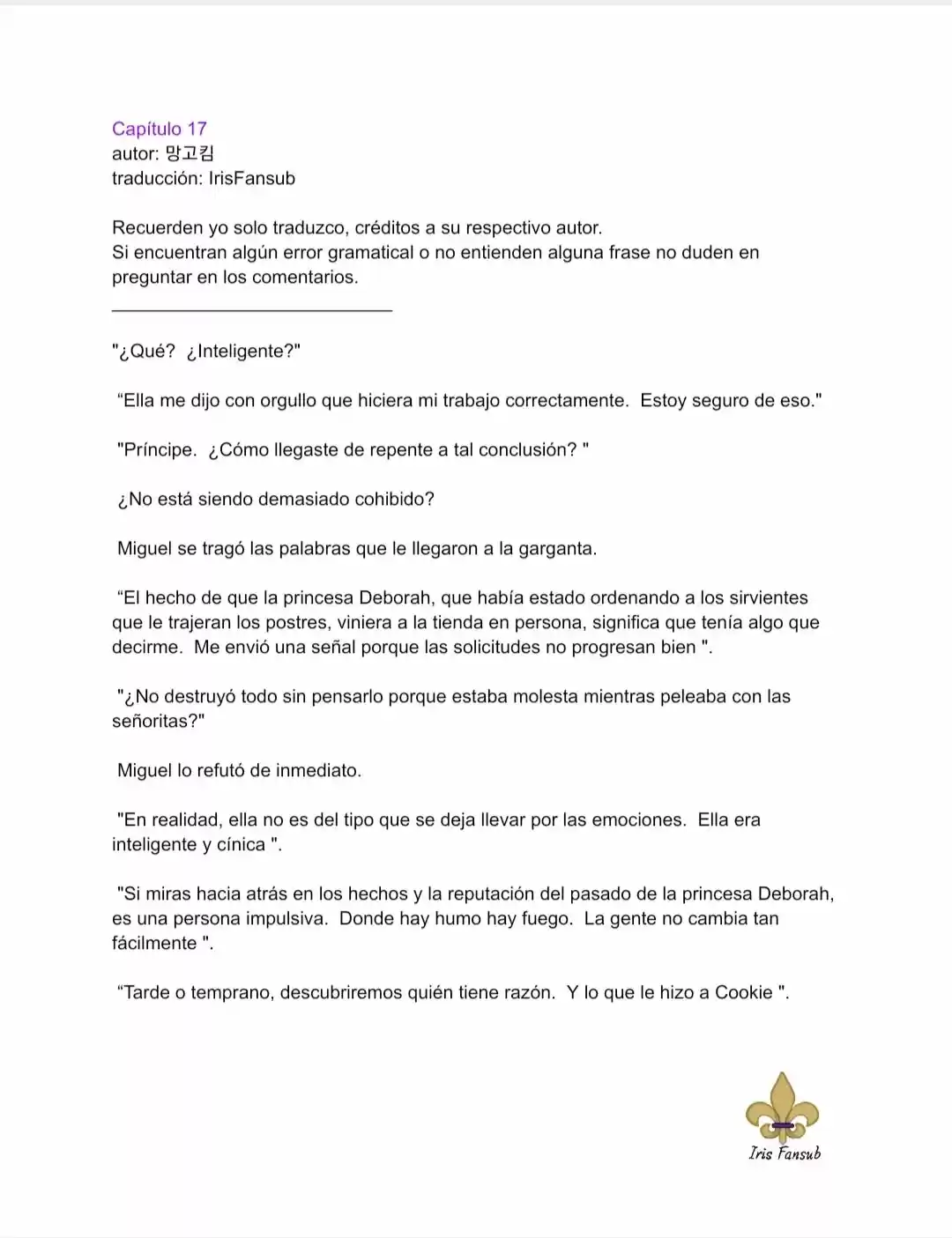 ¿No Es Mucho Mejor Ser Una Mujer Malvada? (Novela) - Capítulo 17 - Página 2 - LectorTMOo