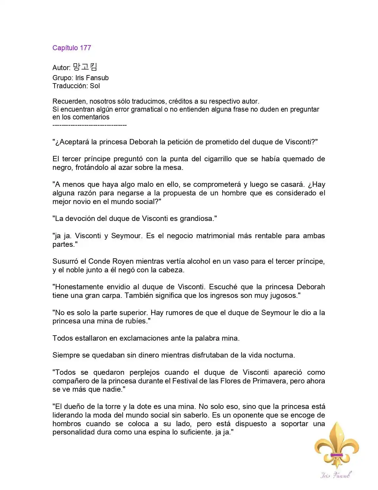¿No Es Mucho Mejor Ser Una Mujer Malvada? (Novela) - Capítulo 177 - Página 3 - LectorTMOo