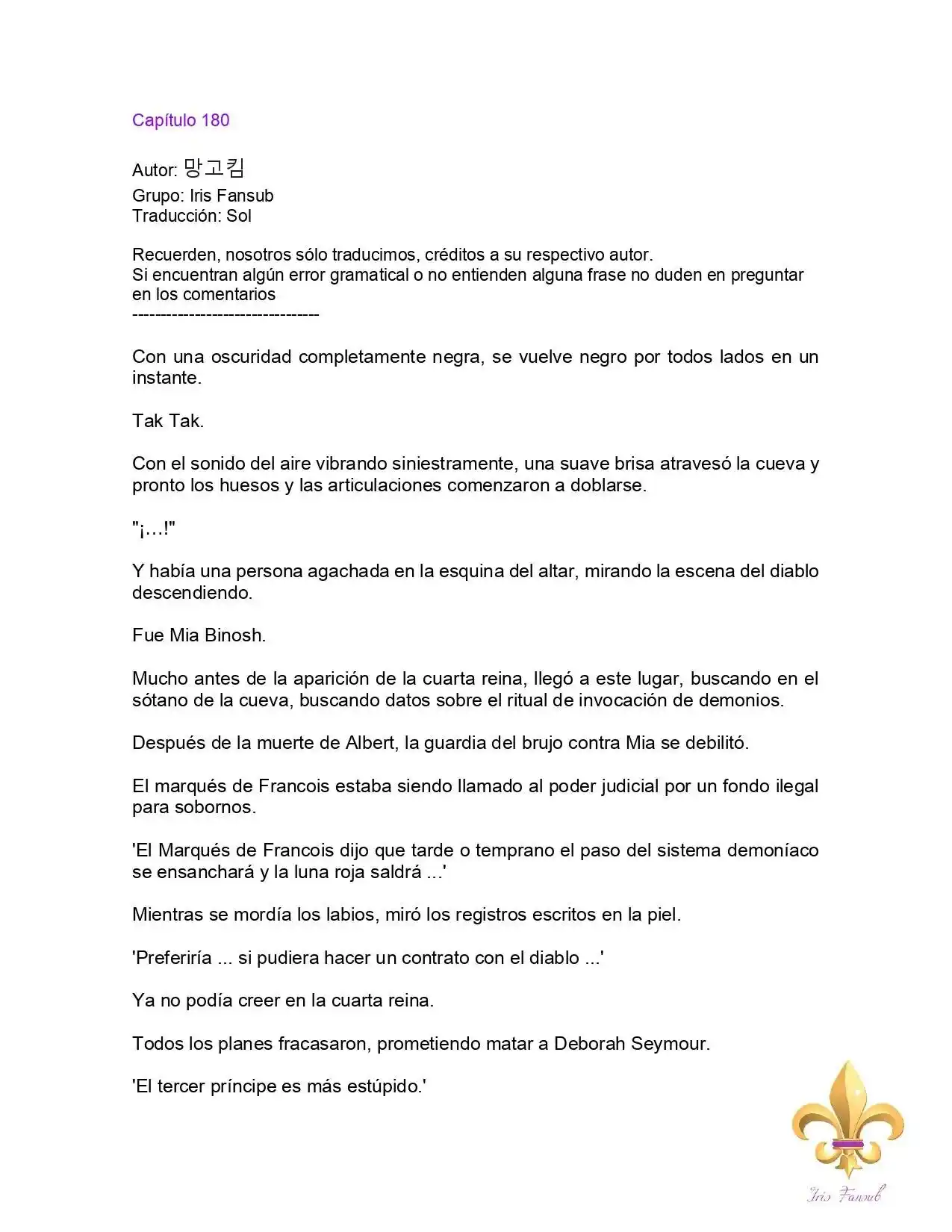 ¿No Es Mucho Mejor Ser Una Mujer Malvada? (Novela) - Capítulo 180 - Página 3 - LectorTMOo