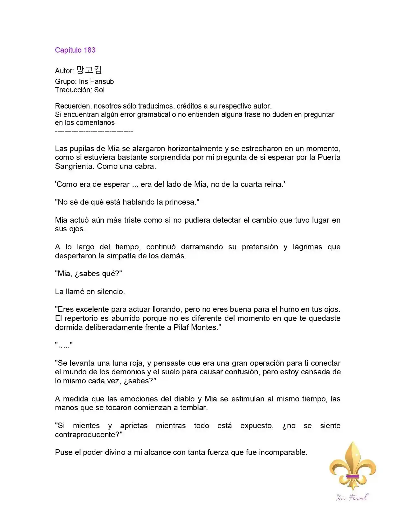 ¿No Es Mucho Mejor Ser Una Mujer Malvada? (Novela) - Capítulo 183 - Página 3 - LectorTMOo