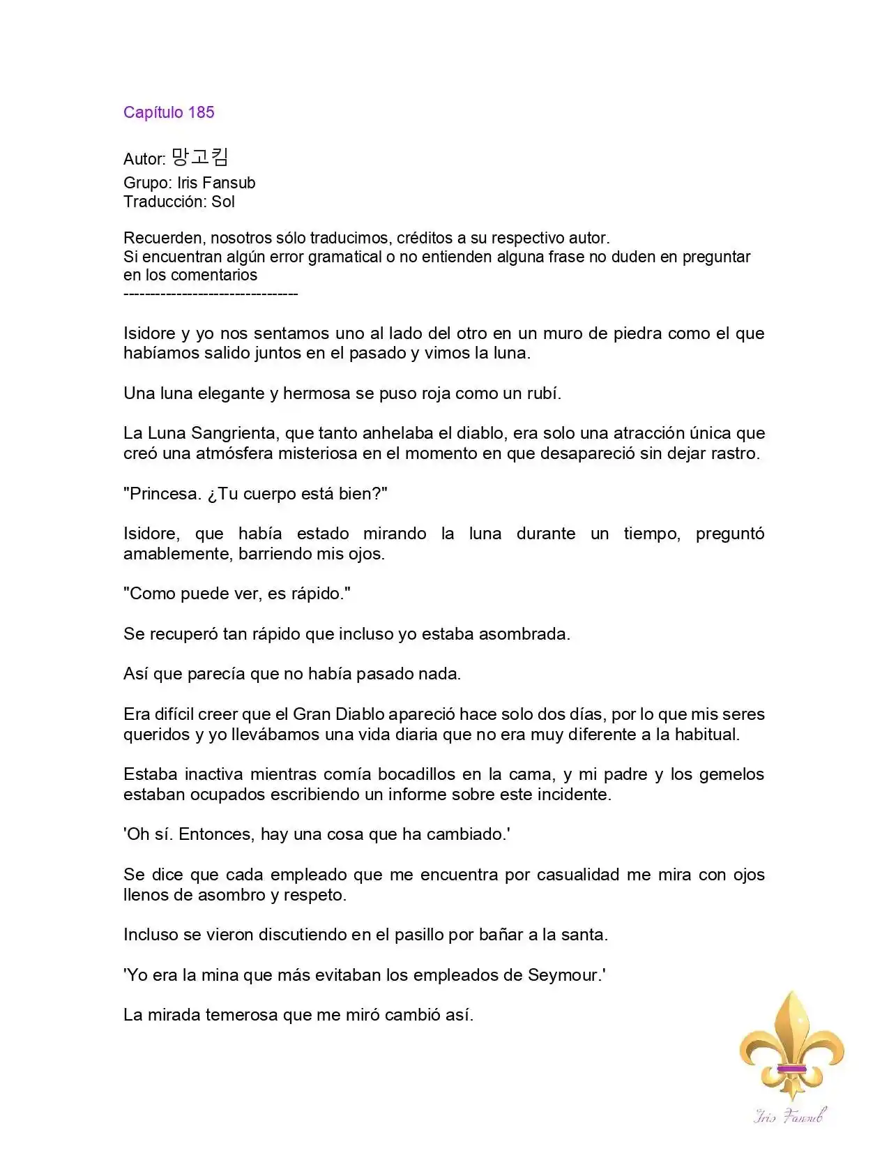 ¿No Es Mucho Mejor Ser Una Mujer Malvada? (Novela) - Capítulo 185 - Página 3 - LectorTMOo