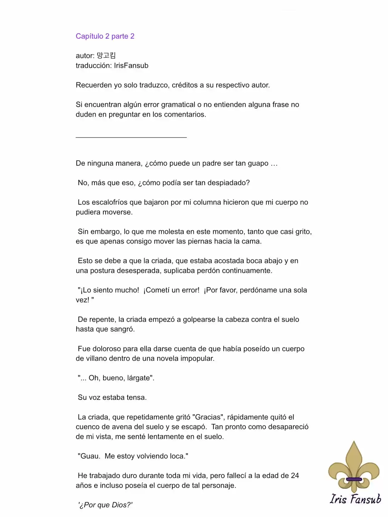 ¿No Es Mucho Mejor Ser Una Mujer Malvada? (Novela) - Capítulo 2.20 - Página 2 - LectorTMOo