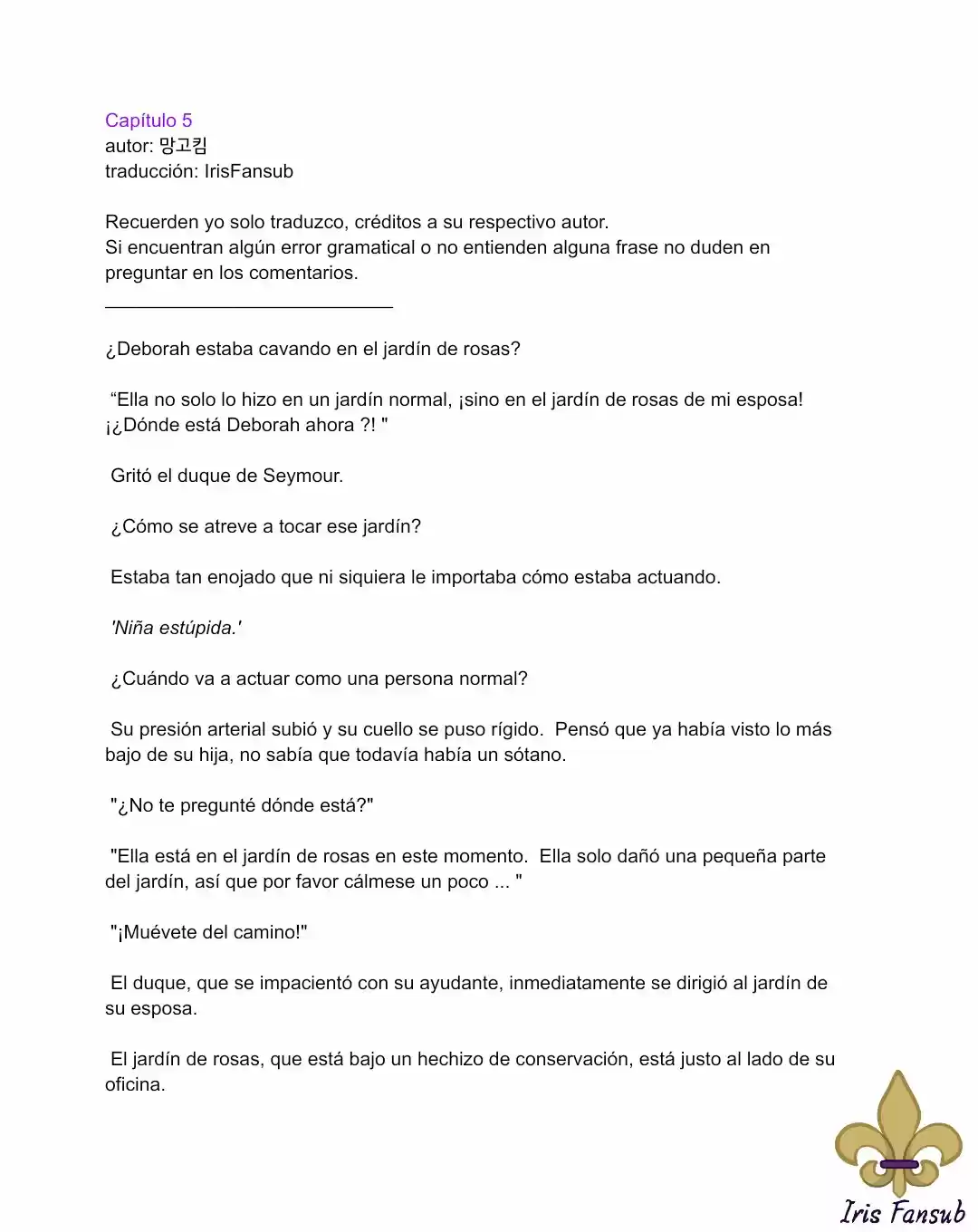 ¿No Es Mucho Mejor Ser Una Mujer Malvada? (Novela) - Capítulo 5 - Página 2 - LectorTMOo
