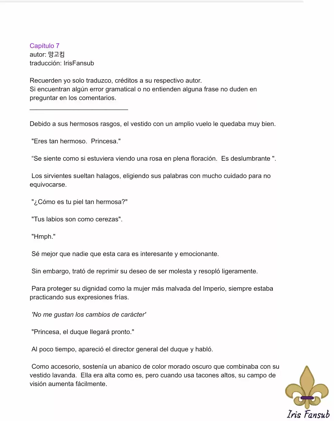 ¿No Es Mucho Mejor Ser Una Mujer Malvada? (Novela) - Capítulo 7 - Página 2 - LectorTMOo