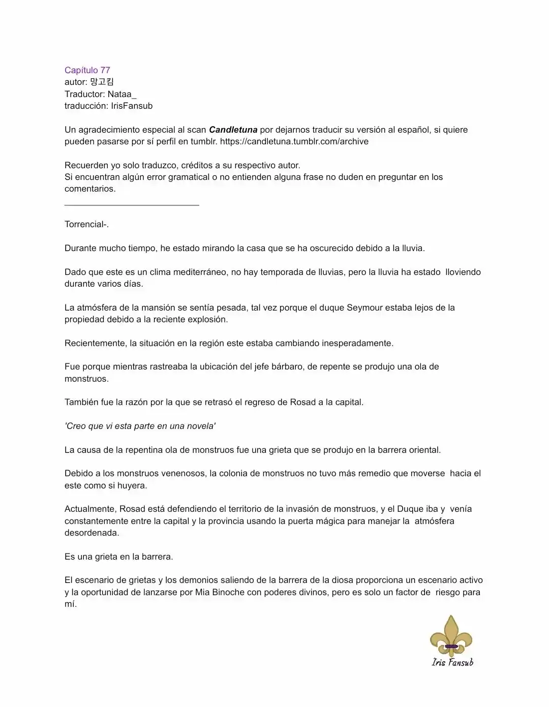 ¿No Es Mucho Mejor Ser Una Mujer Malvada? (Novela) - Capítulo 77 - Página 2 - LectorTMOo