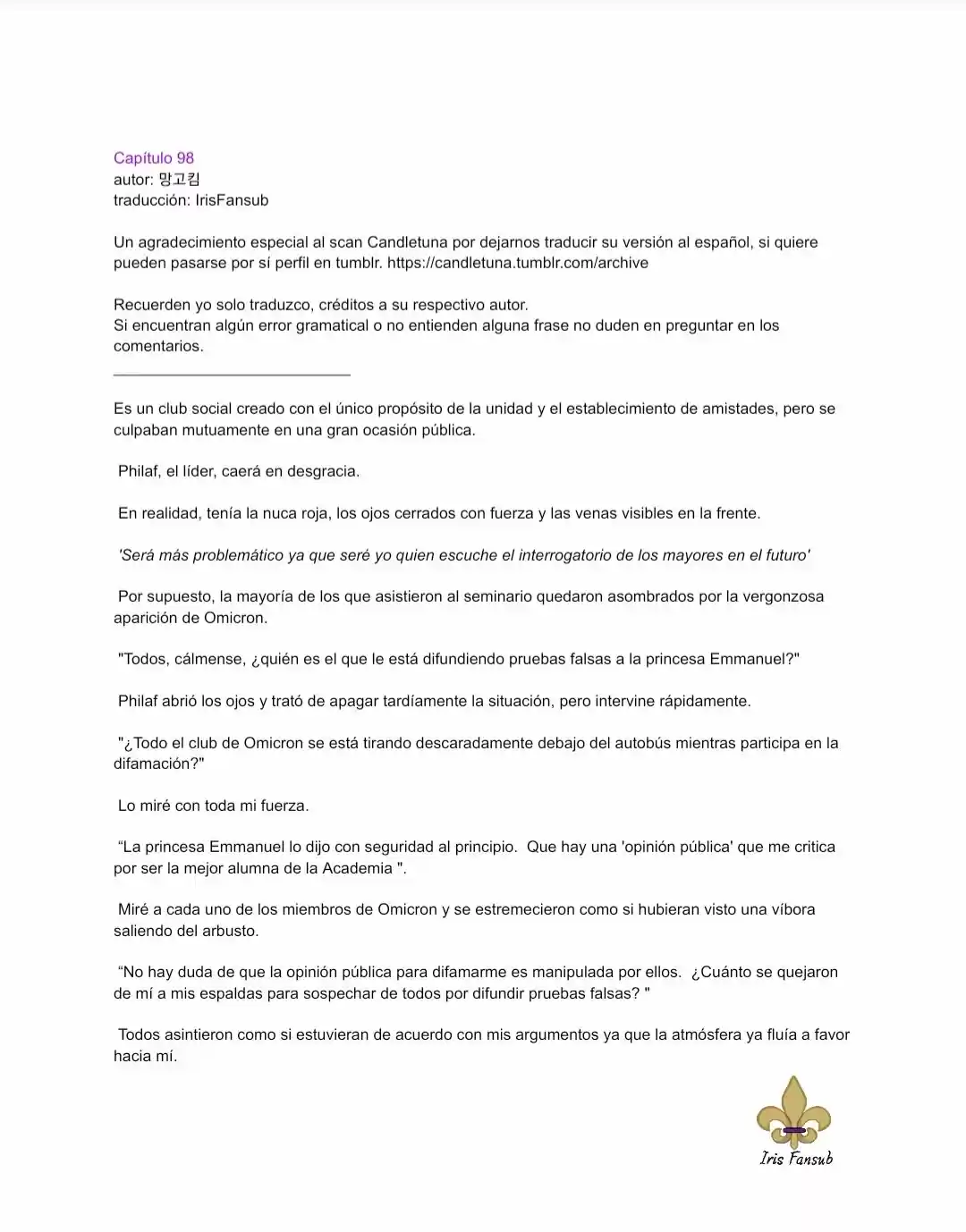 ¿No Es Mucho Mejor Ser Una Mujer Malvada? (Novela) - Capítulo 98 - Página 2 - LectorTMOo
