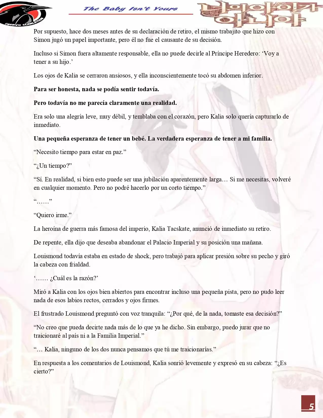 No Es Tu Hijo (Novela) - Capítulo 5 - Página 6 - LectorTMOo