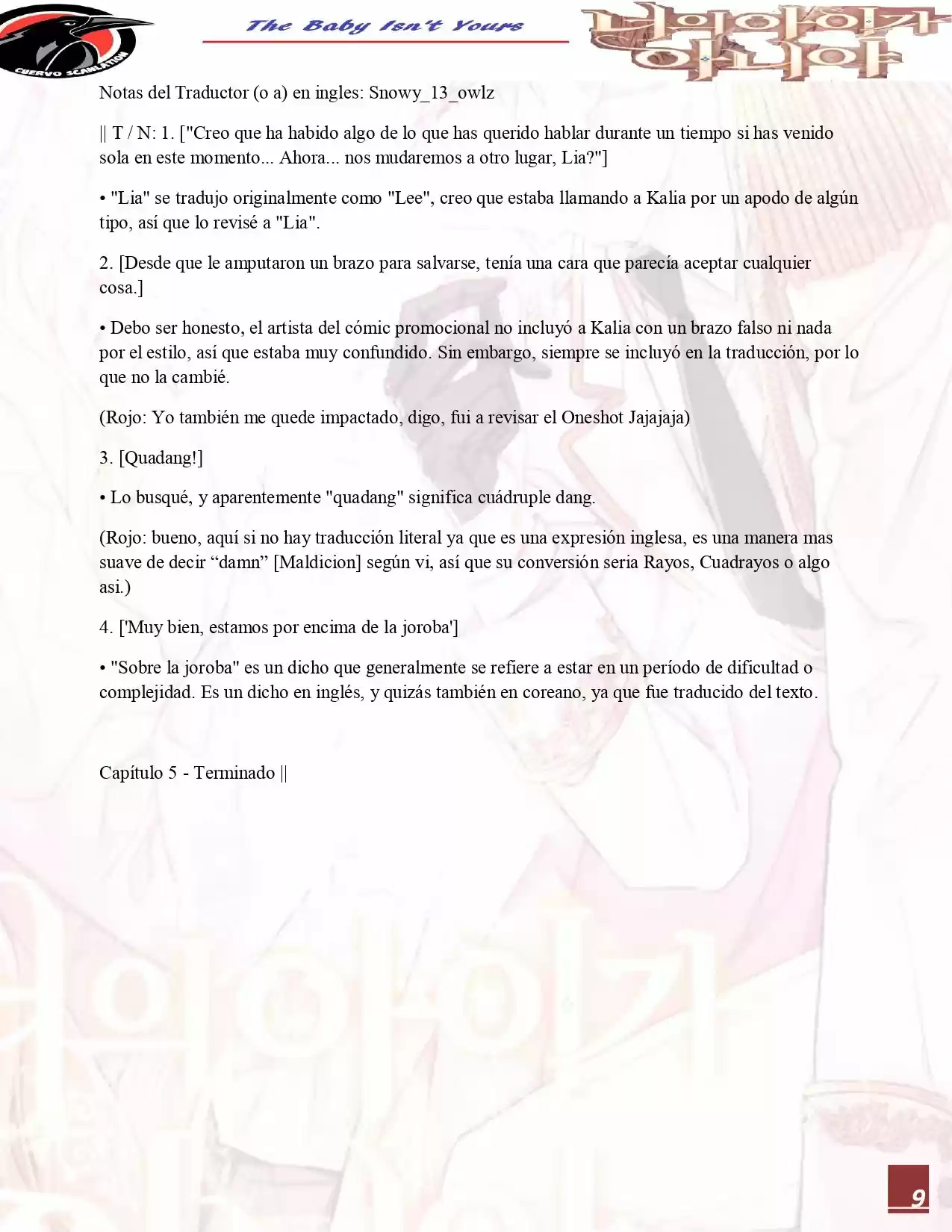 No Es Tu Hijo (Novela) - Capítulo 5 - Página 10 - LectorTMOo