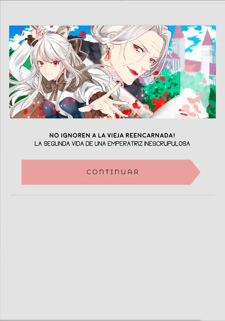 NO IGNOREN A LA VIEJA REENCARNADA - Capítulo 2 - Página 3 - LectorTMOo