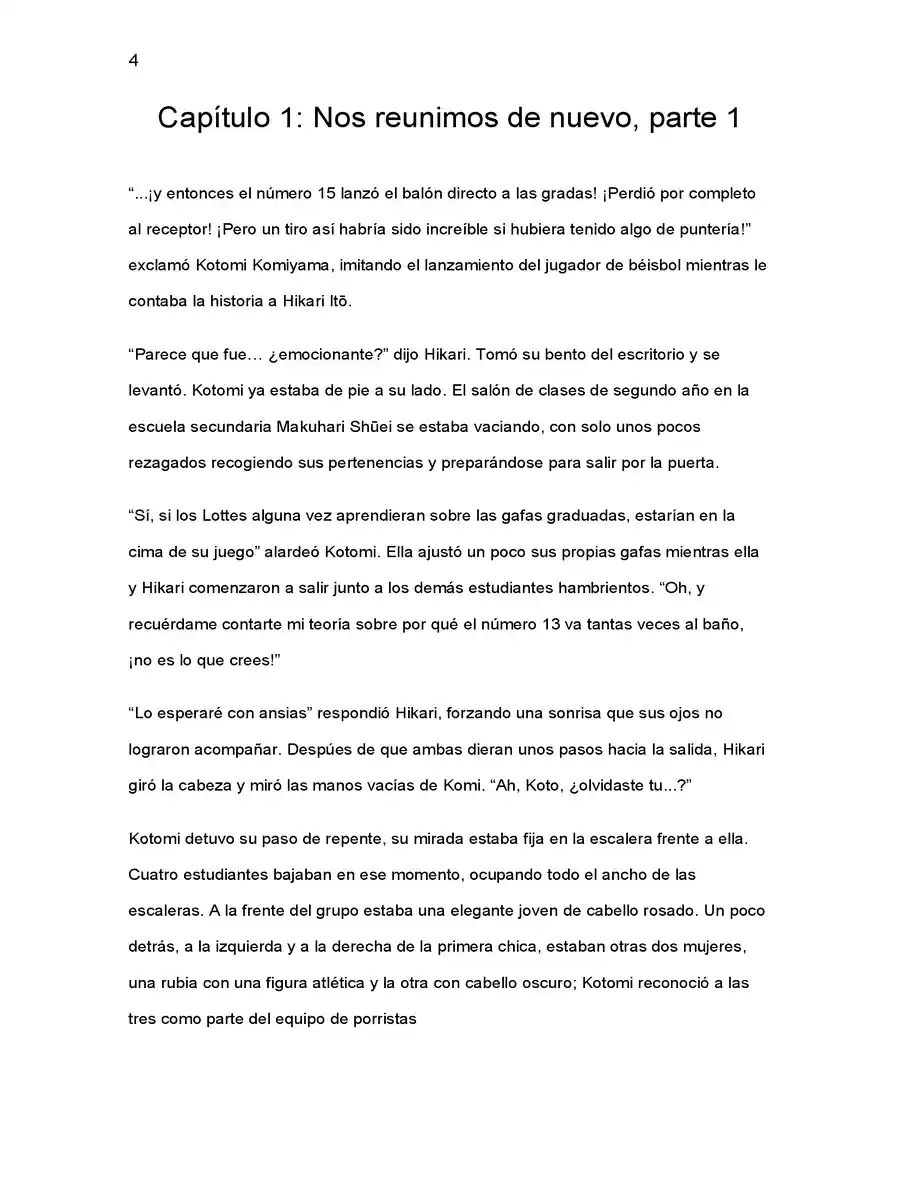 No Importa Cómo Lo Vea, ¡es Culpa Suya De Que Tomoko Sea Popular! (Novela) - Capítulo 1 - Página 4 - LectorTMOo