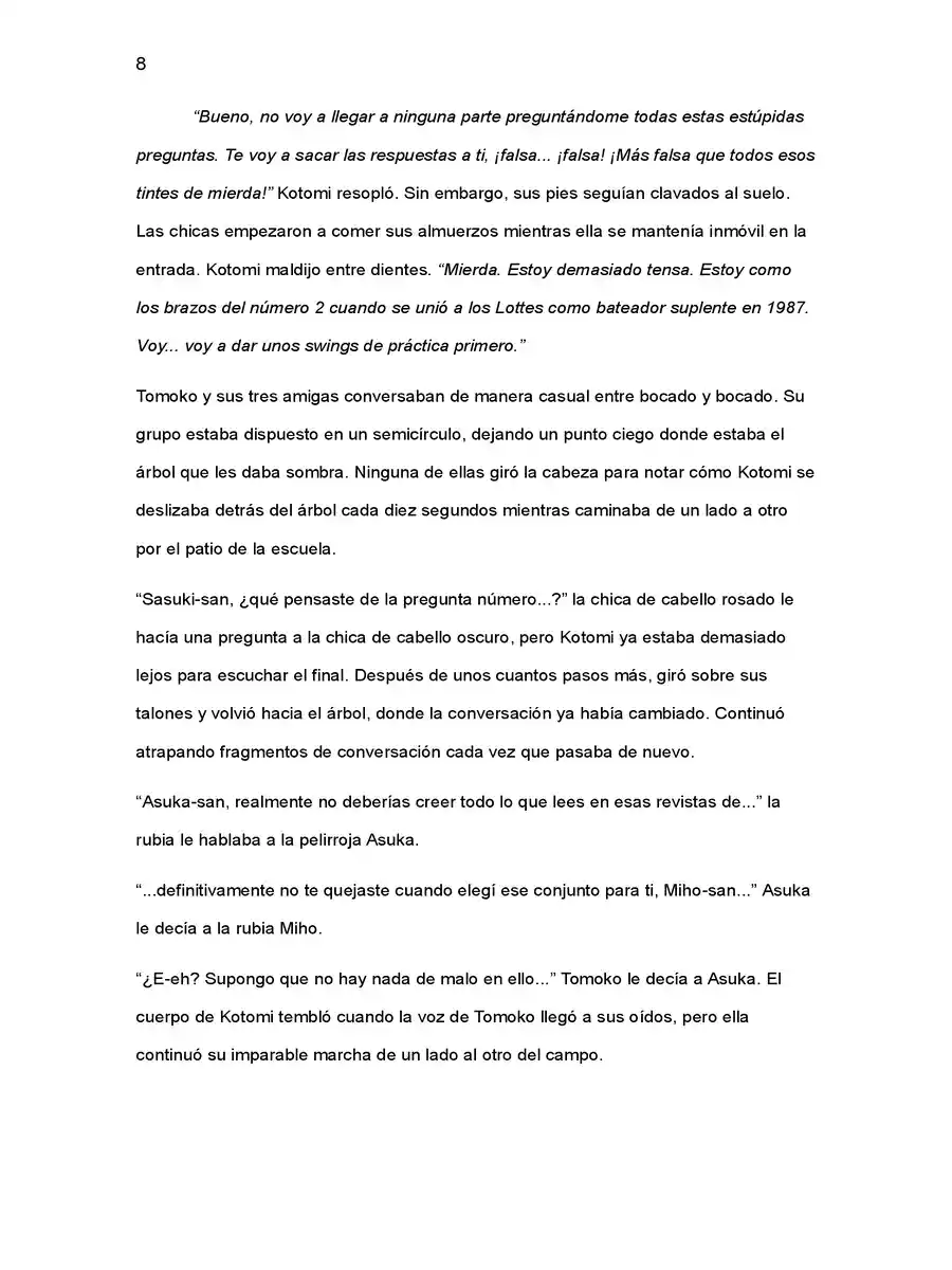 No Importa Cómo Lo Vea, ¡es Culpa Suya De Que Tomoko Sea Popular! (Novela) - Capítulo 1 - Página 8 - LectorTMOo