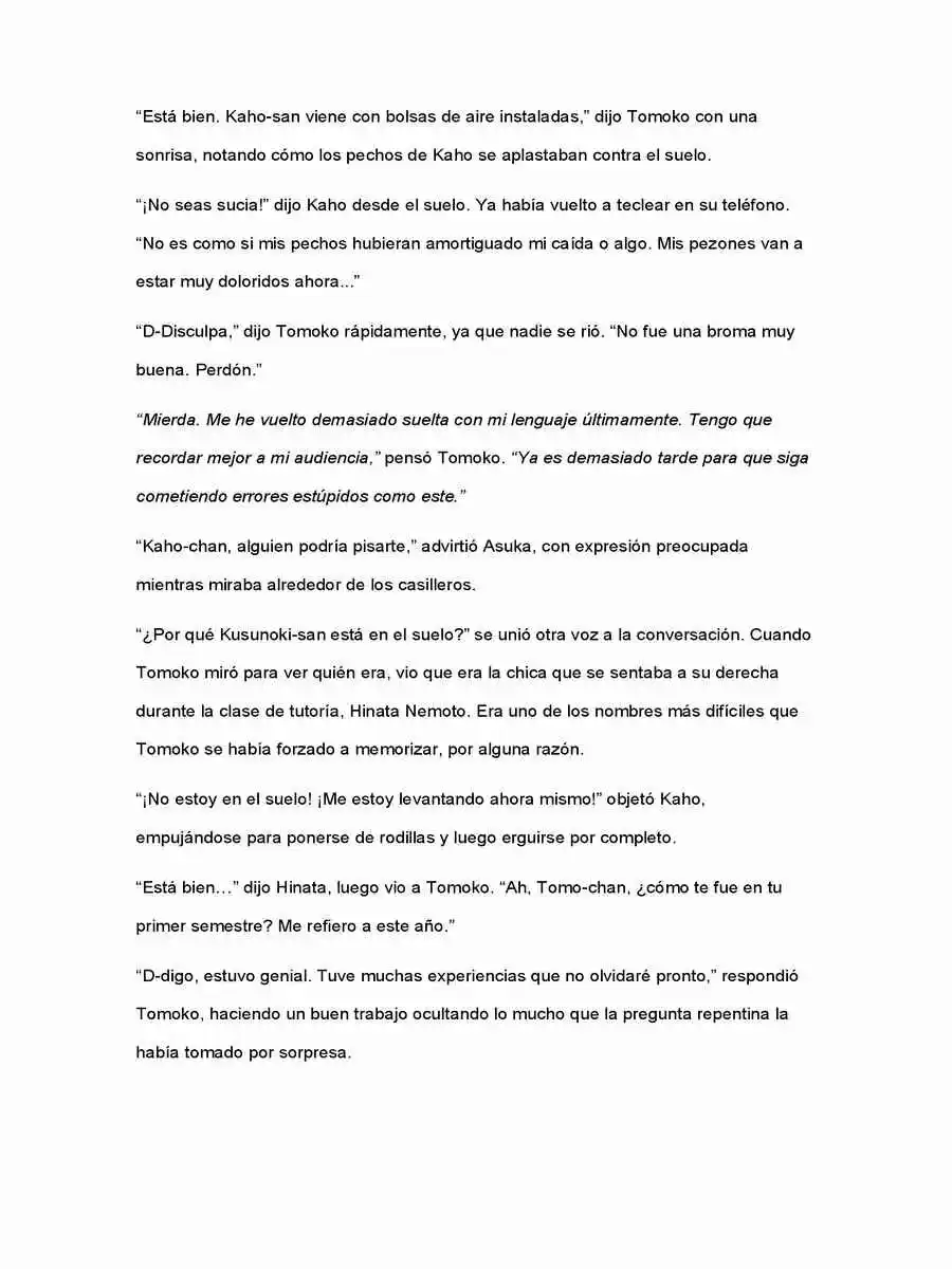 No Importa Cómo Lo Vea, ¡es Culpa Suya De Que Tomoko Sea Popular! (Novela) - Capítulo 13 - Página 7 - LectorTMOo