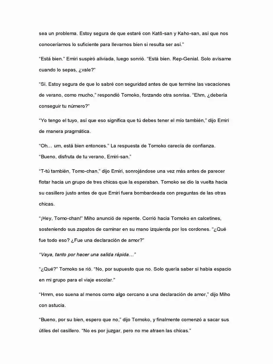 No Importa Cómo Lo Vea, ¡es Culpa Suya De Que Tomoko Sea Popular! (Novela) - Capítulo 13 - Página 12 - LectorTMOo