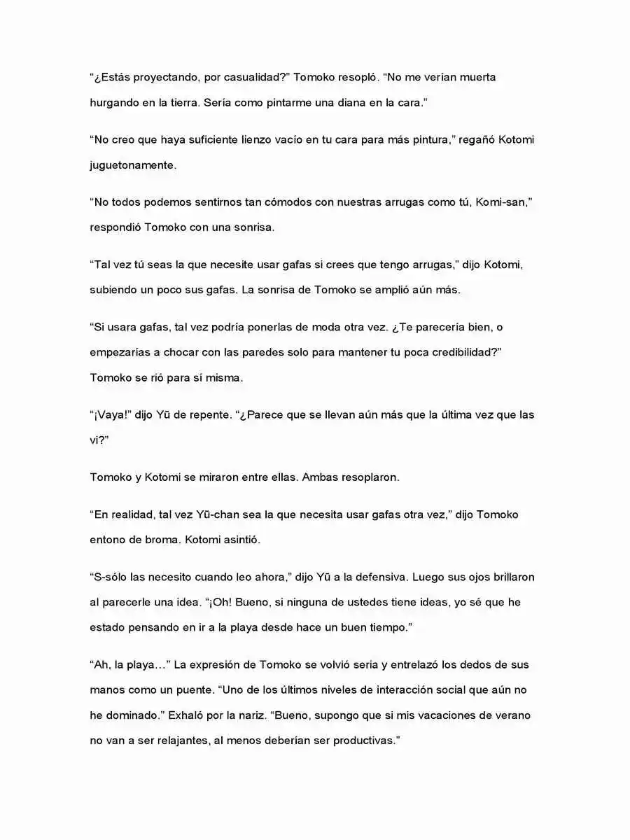 No Importa Cómo Lo Vea, ¡es Culpa Suya De Que Tomoko Sea Popular! (Novela) - Capítulo 14 - Página 7 - LectorTMOo