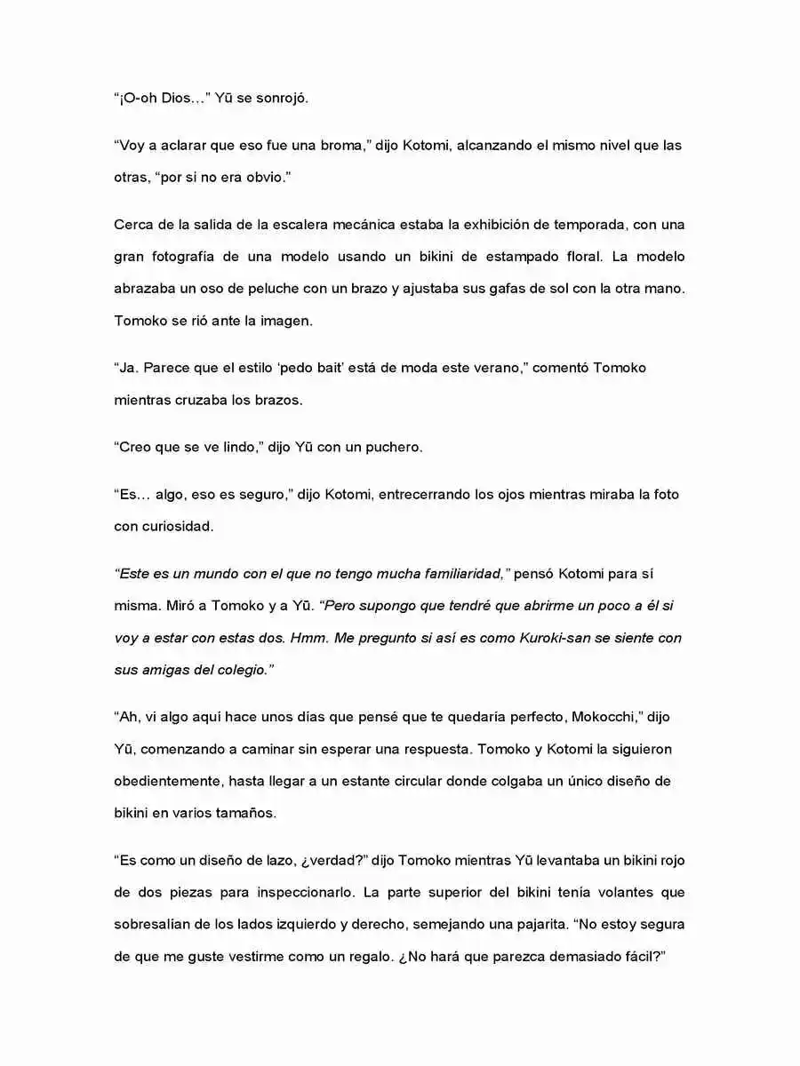 No Importa Cómo Lo Vea, ¡es Culpa Suya De Que Tomoko Sea Popular! (Novela) - Capítulo 14 - Página 9 - LectorTMOo