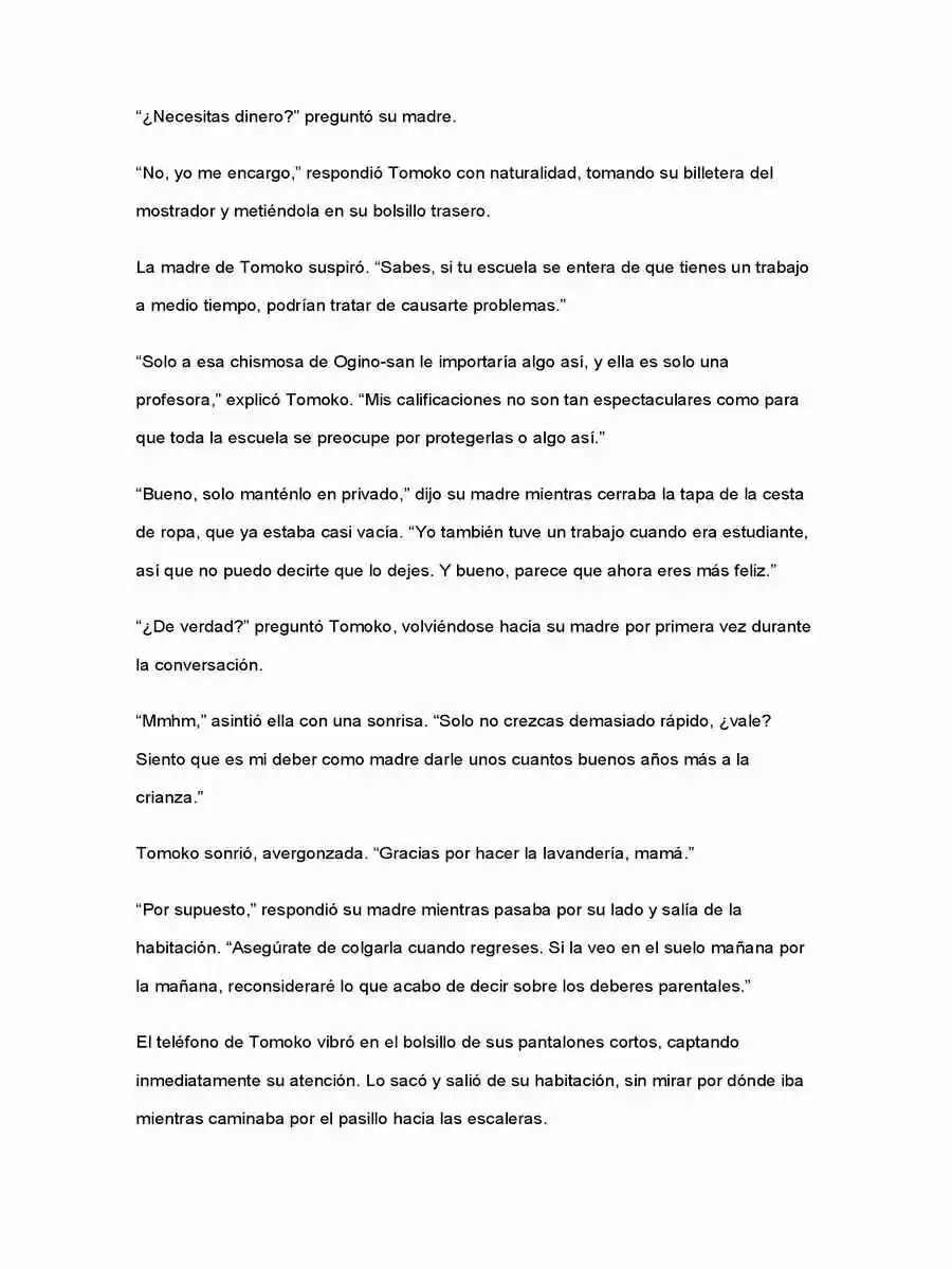 No Importa Cómo Lo Vea, ¡es Culpa Suya De Que Tomoko Sea Popular! (Novela) - Capítulo 15 - Página 5 - LectorTMOo