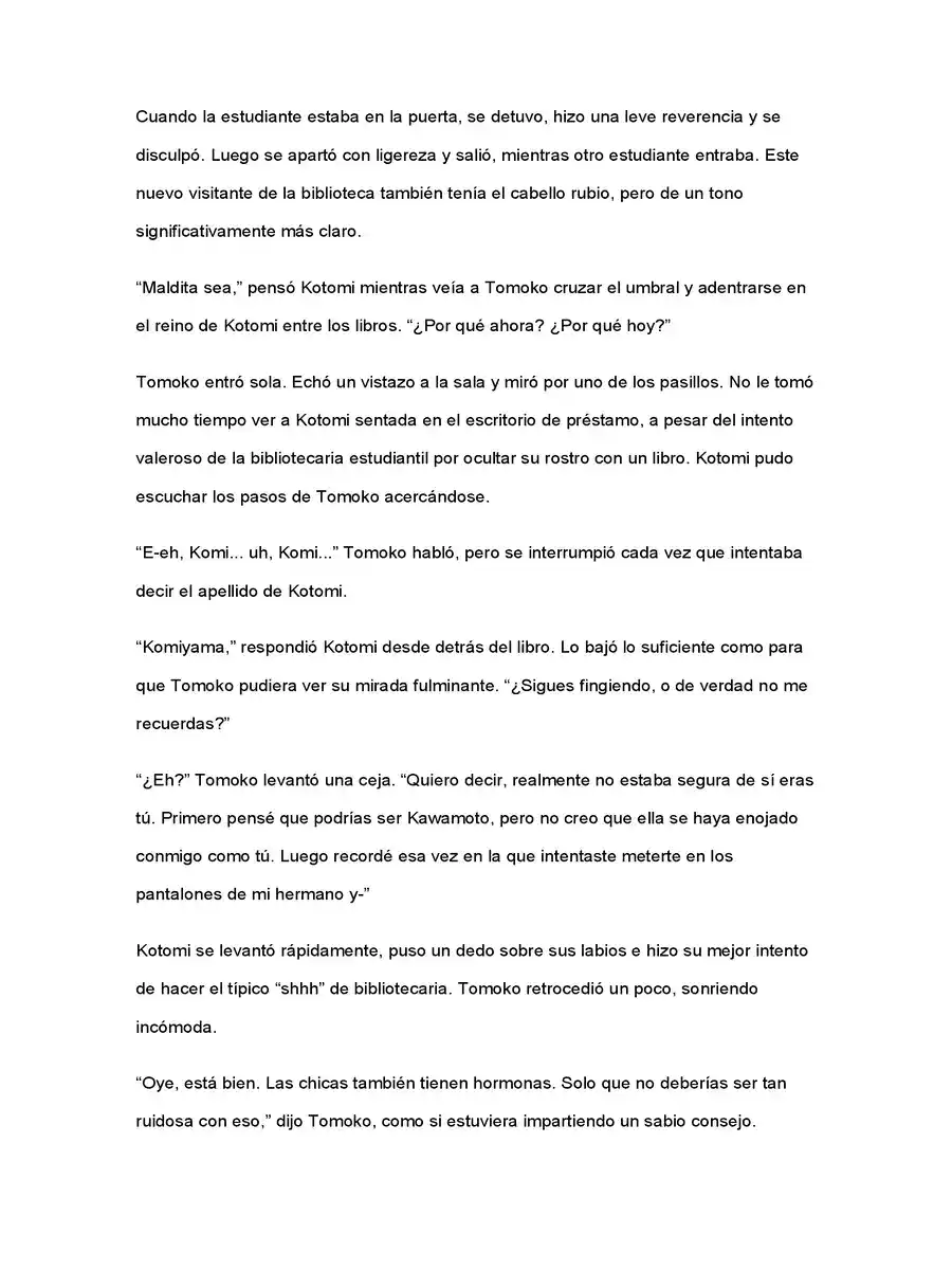No Importa Cómo Lo Vea, ¡es Culpa Suya De Que Tomoko Sea Popular! (Novela) - Capítulo 2 - Página 8 - LectorTMOo