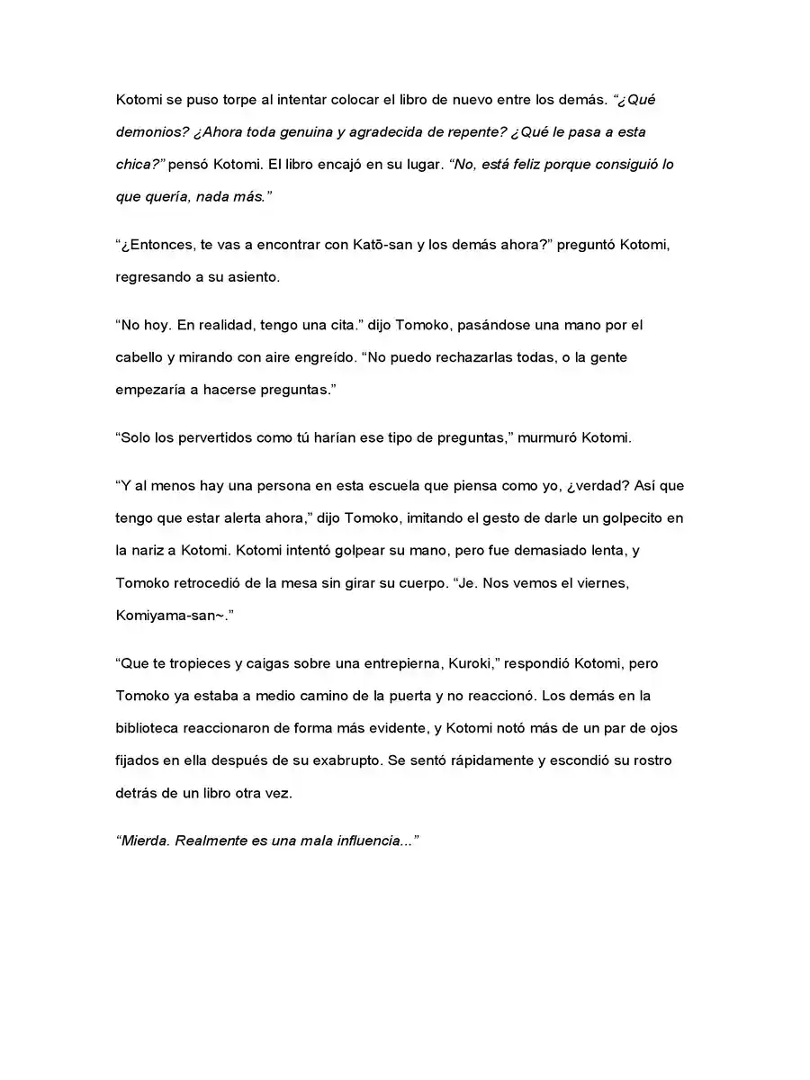 No Importa Cómo Lo Vea, ¡es Culpa Suya De Que Tomoko Sea Popular! (Novela) - Capítulo 5 - Página 10 - LectorTMOo