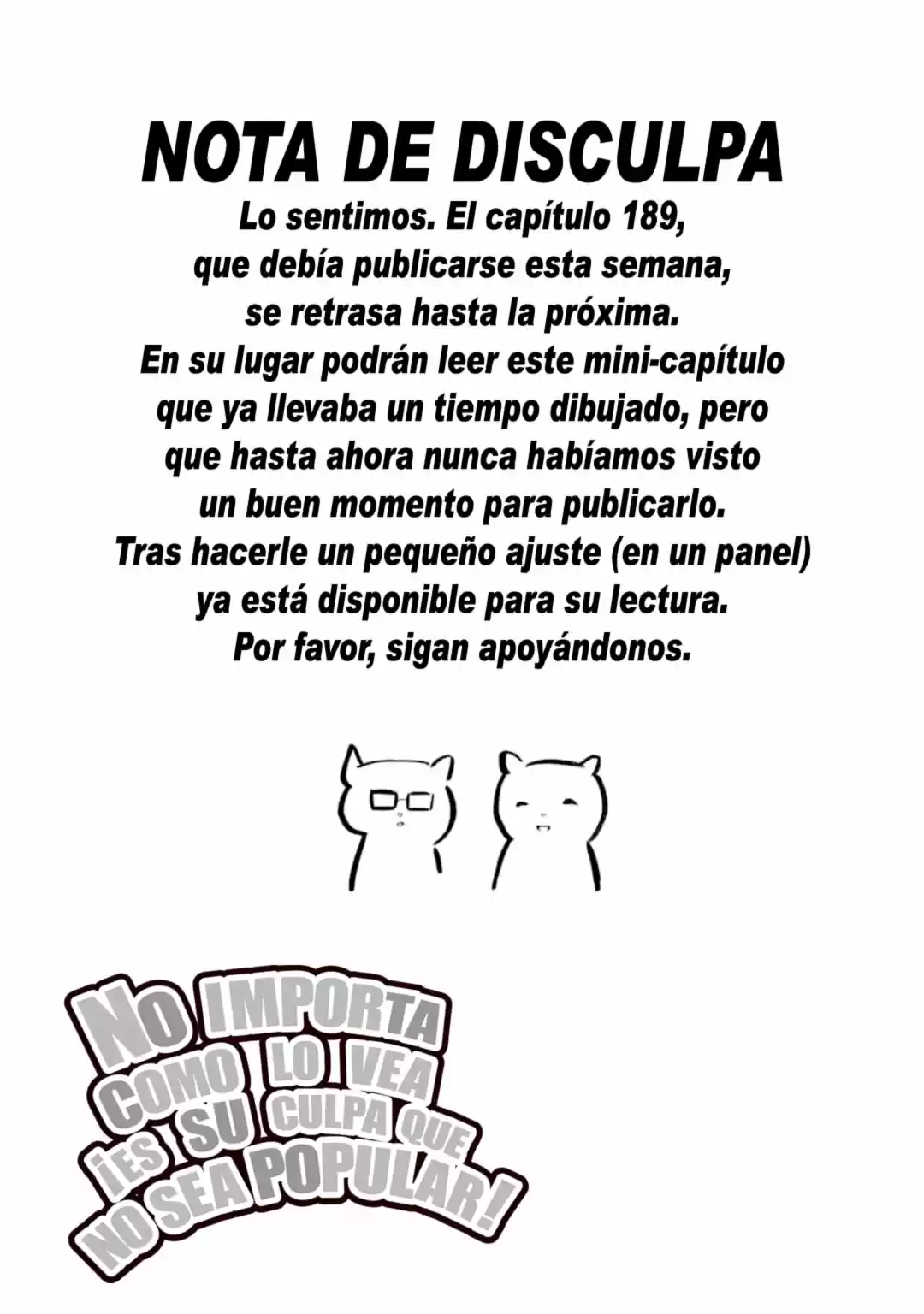 No Importa Como Lo Vea, ¡es Culpa Suya Que Yo No Sea Popular! - Capítulo 188.50 - Página 2 - LectorTMOo