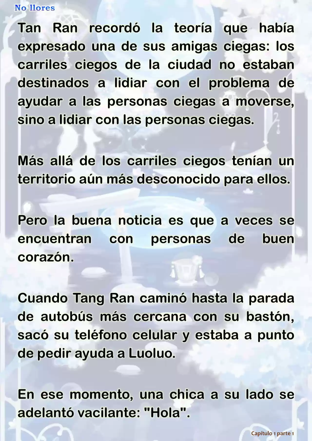 No Llores (Novela) - Capítulo 1.30 - Página 14 - LectorTMOo