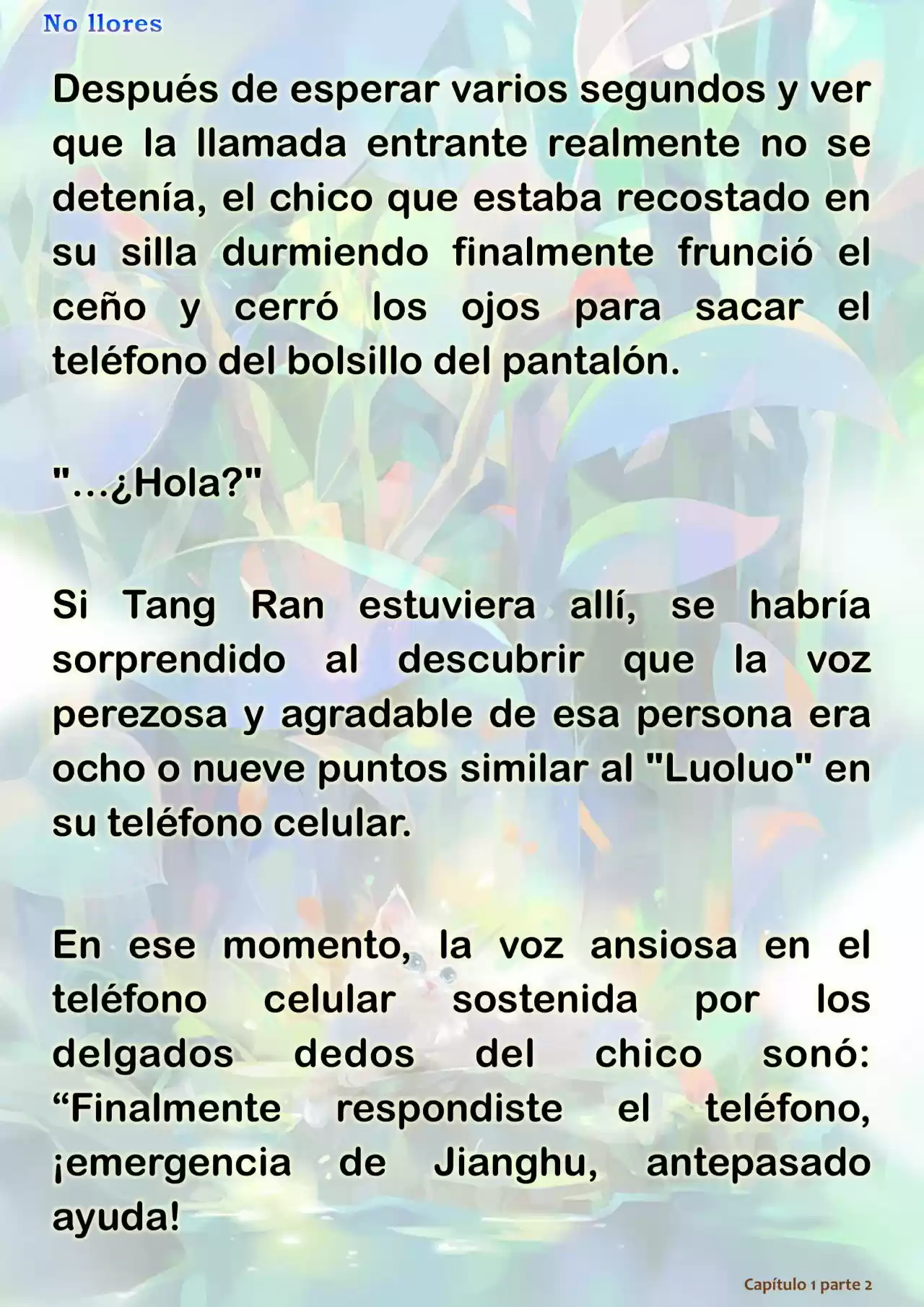 No Llores (Novela) - Capítulo 1.50 - Página 5 - LectorTMOo
