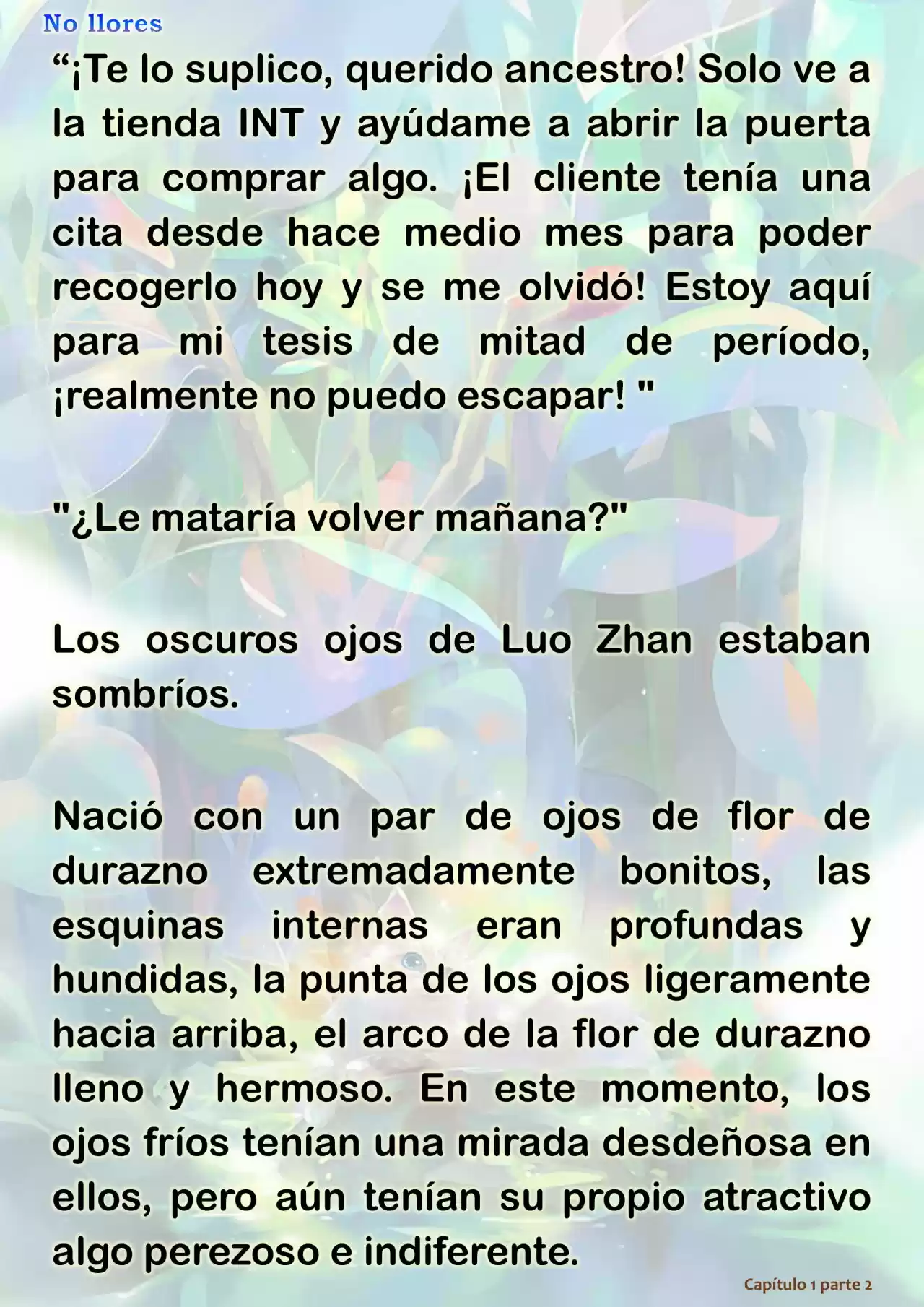 No Llores (Novela) - Capítulo 1.50 - Página 7 - LectorTMOo