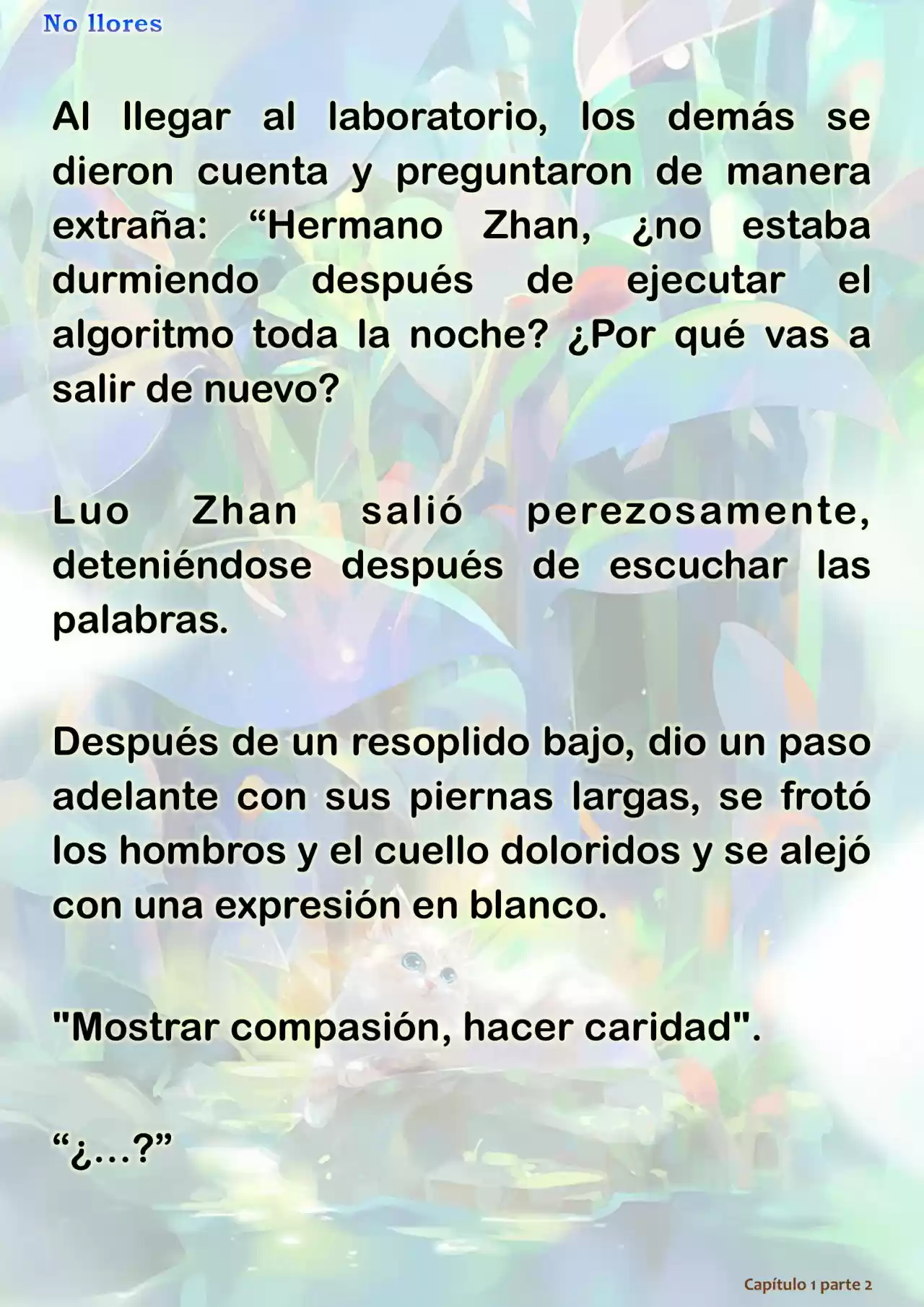 No Llores (Novela) - Capítulo 1.50 - Página 9 - LectorTMOo