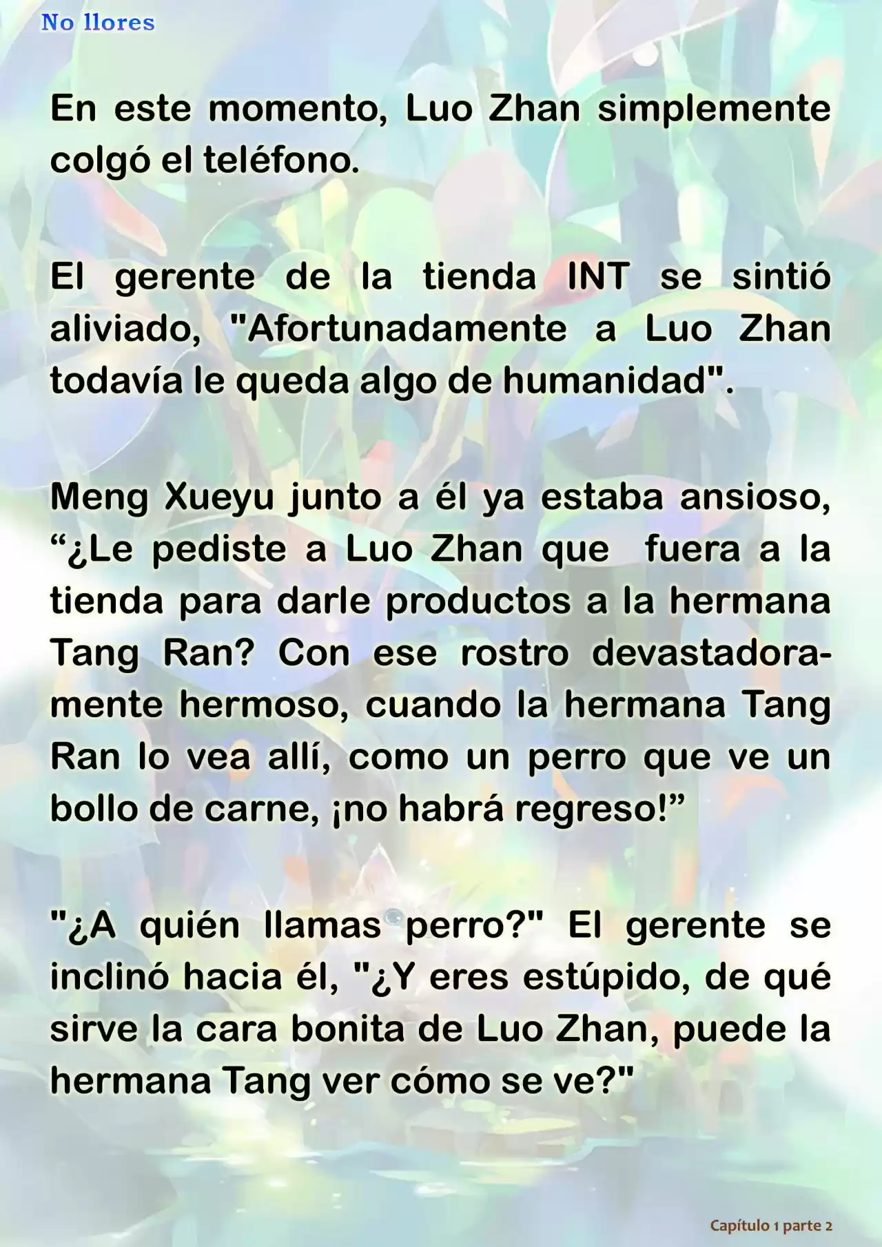 No Llores (Novela) - Capítulo 1.50 - Página 10 - LectorTMOo