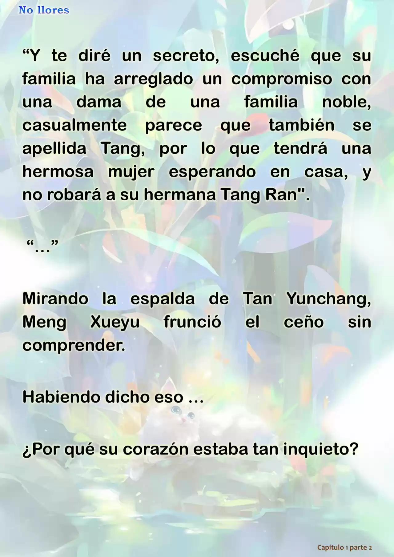 No Llores (Novela) - Capítulo 1.50 - Página 14 - LectorTMOo