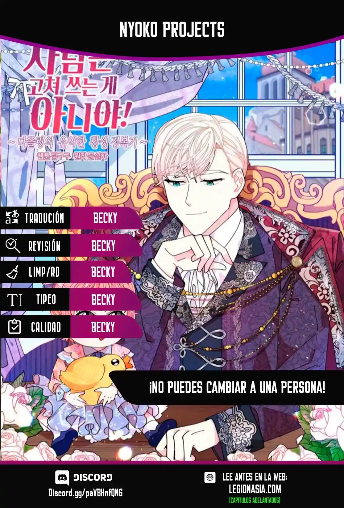 ¡No Puedes Cambiar A Una Persona! - Capítulo 19 - Página 2 - LectorTMOo