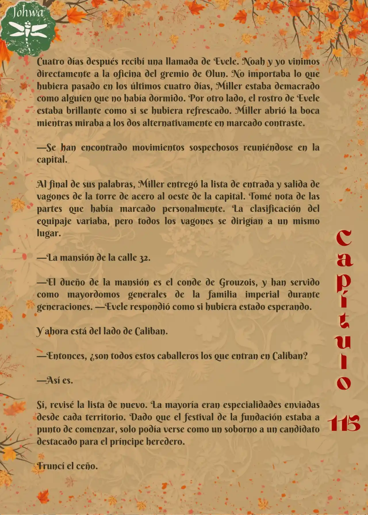 No Quería Este Tipo De Piedad (Novela) - Capítulo 115 - Página 3 - LectorTMOo