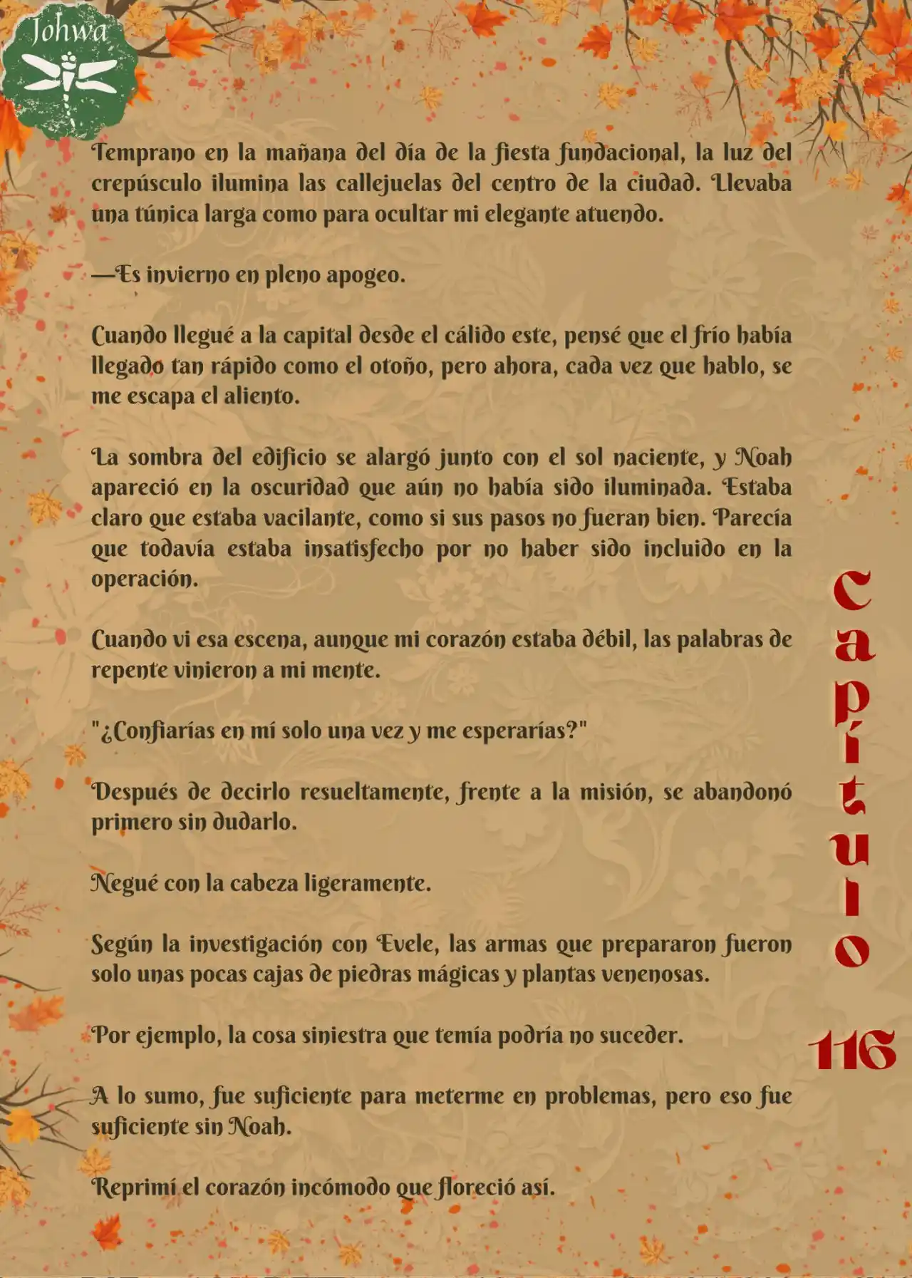 No Quería Este Tipo De Piedad (Novela) - Capítulo 116 - Página 3 - LectorTMOo