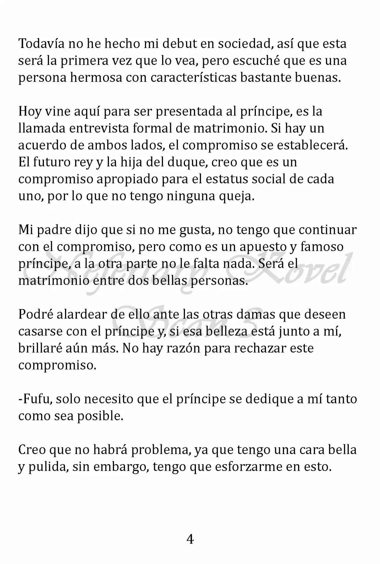 No Quiero Convertirme En Villana, Así Que Apunto A Ser La Dama Perfecta Junto Con El Príncipe! (Novela) - Capítulo 1 - Página 5 - LectorTMOo