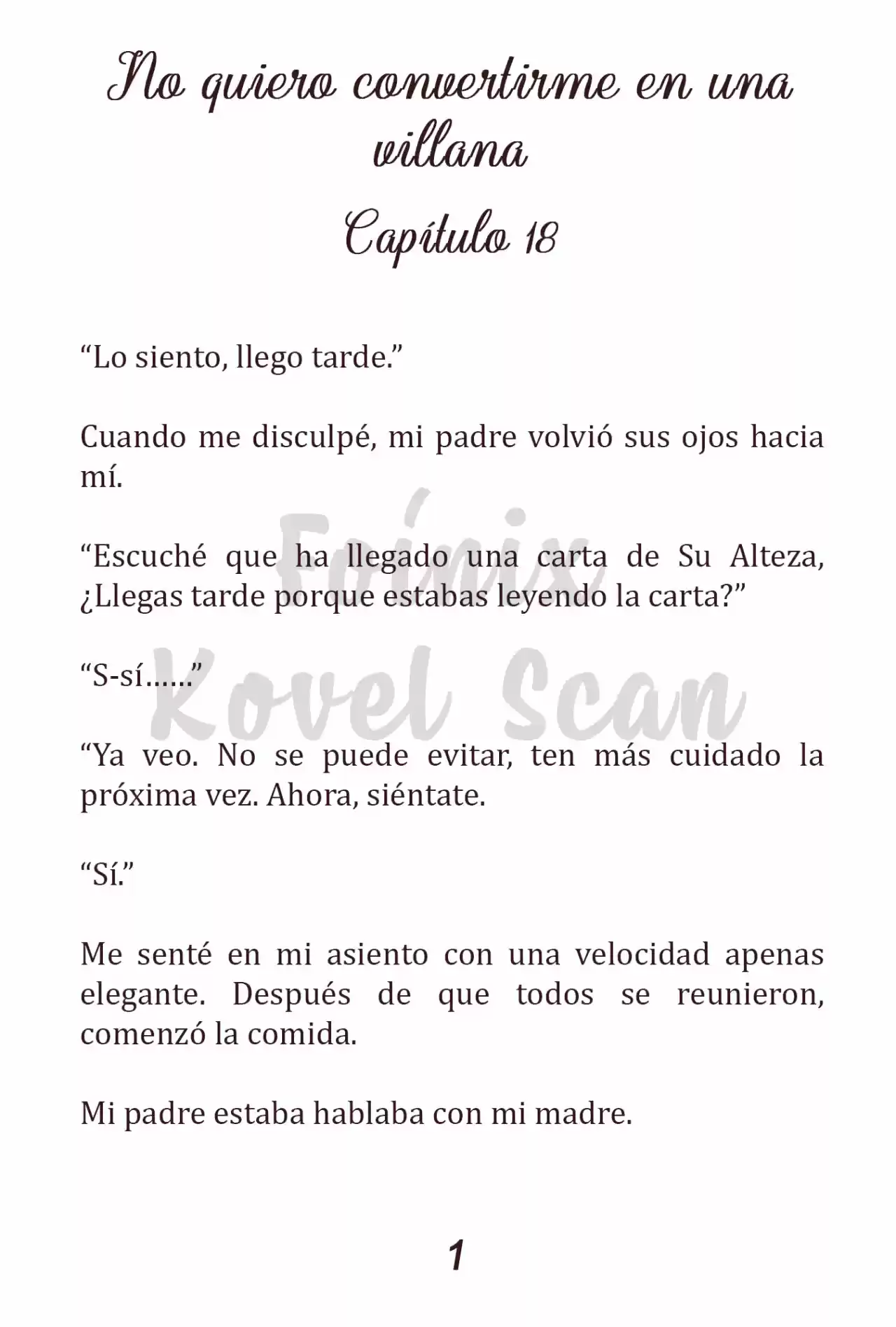 No Quiero Convertirme En Villana, Así Que Apunto A Ser La Dama Perfecta Junto Con El Príncipe! (Novela) - Capítulo 18 - Página 2 - LectorTMOo