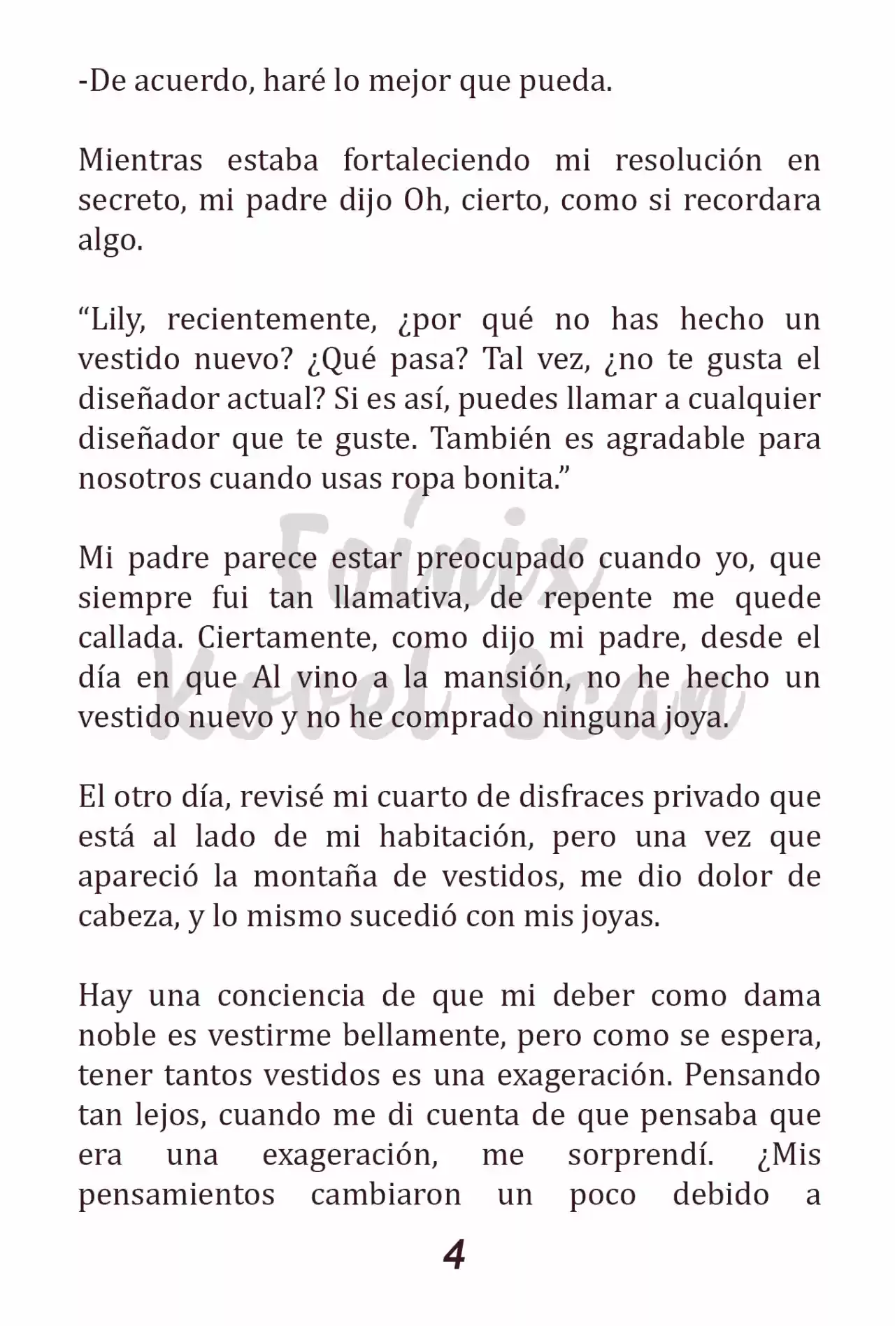 No Quiero Convertirme En Villana, Así Que Apunto A Ser La Dama Perfecta Junto Con El Príncipe! (Novela) - Capítulo 18 - Página 5 - LectorTMOo