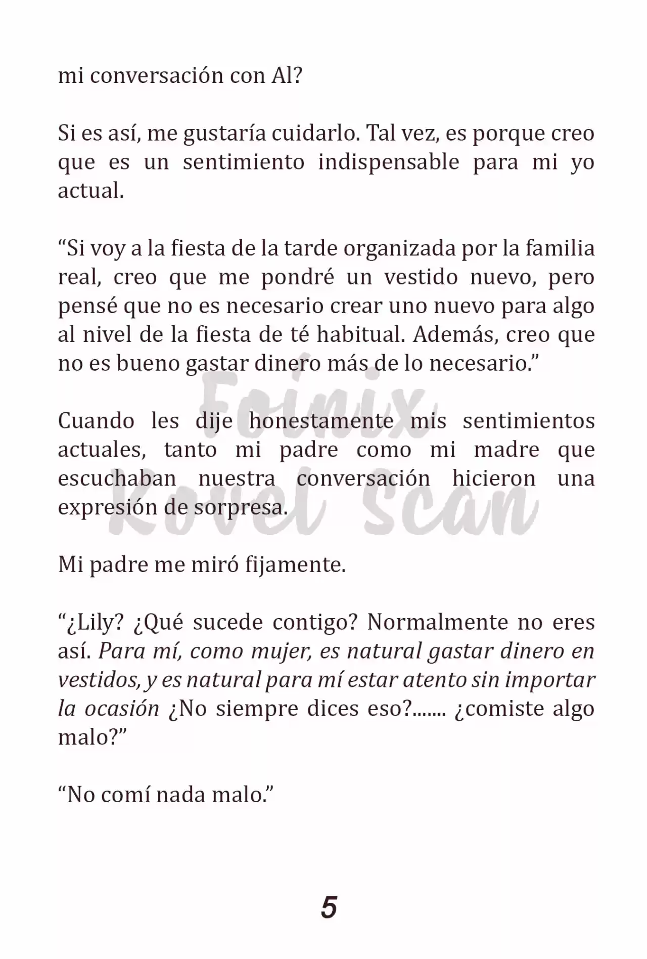No Quiero Convertirme En Villana, Así Que Apunto A Ser La Dama Perfecta Junto Con El Príncipe! (Novela) - Capítulo 18 - Página 6 - LectorTMOo