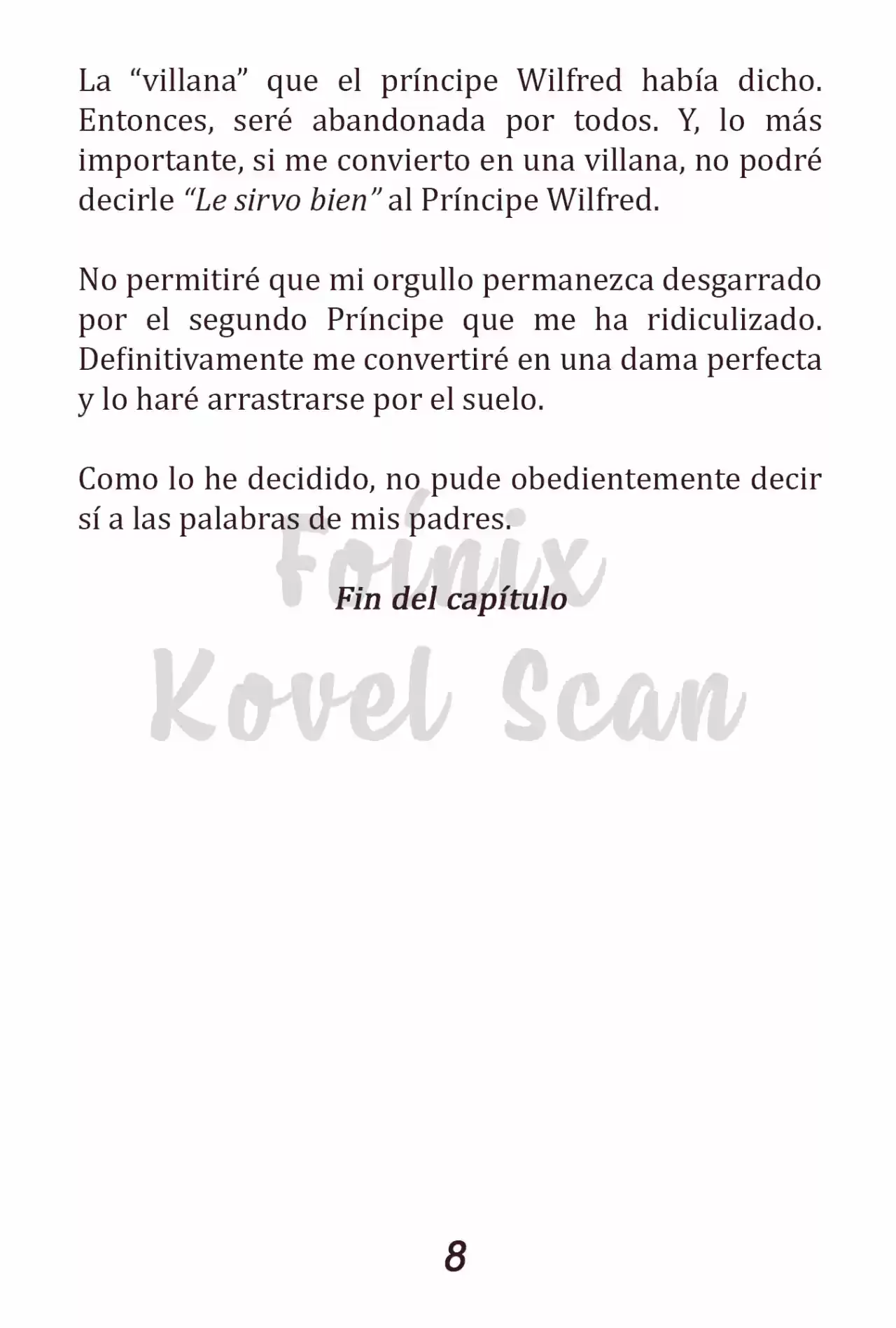 No Quiero Convertirme En Villana, Así Que Apunto A Ser La Dama Perfecta Junto Con El Príncipe! (Novela) - Capítulo 18 - Página 9 - LectorTMOo