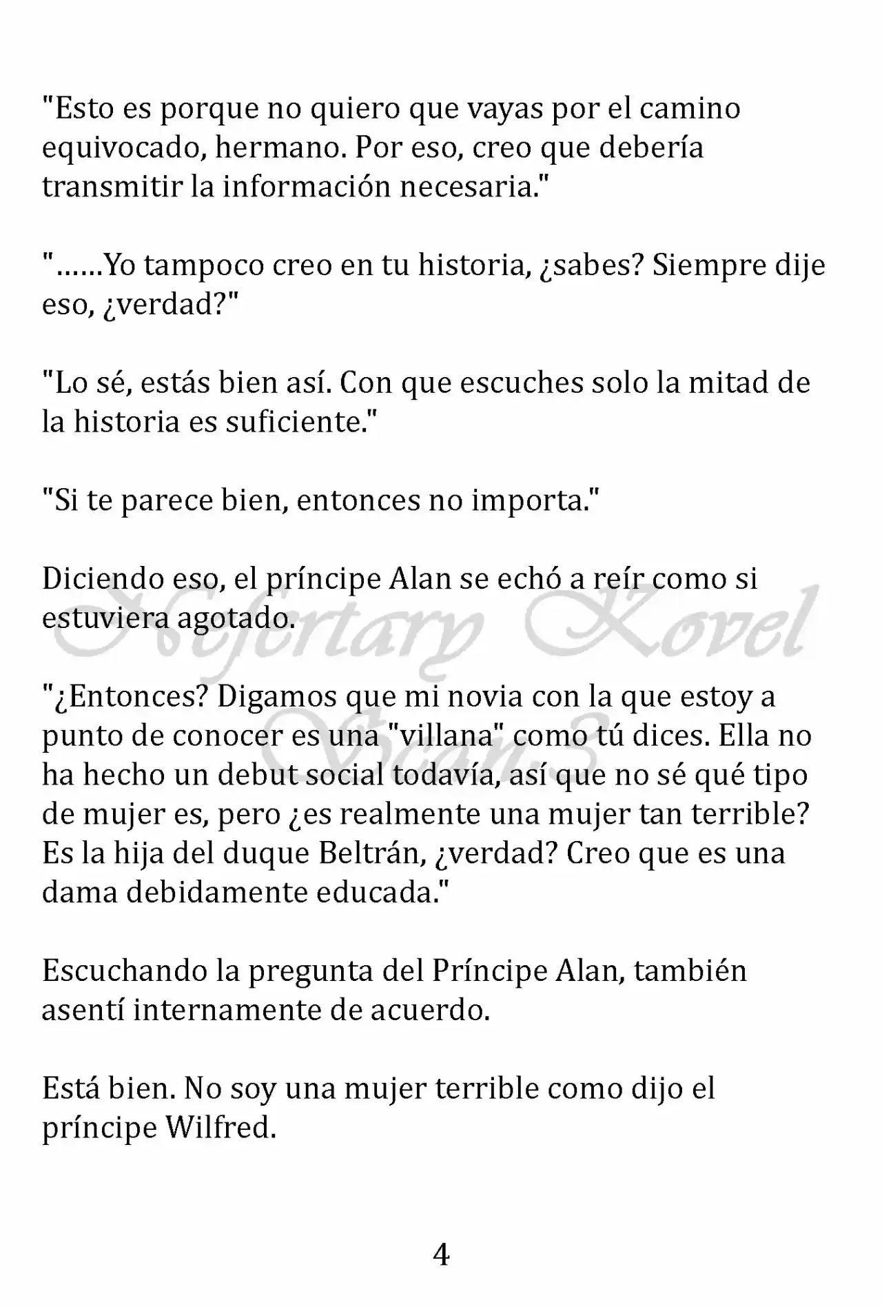No Quiero Convertirme En Villana, Así Que Apunto A Ser La Dama Perfecta Junto Con El Príncipe! (Novela) - Capítulo 2 - Página 5 - LectorTMOo