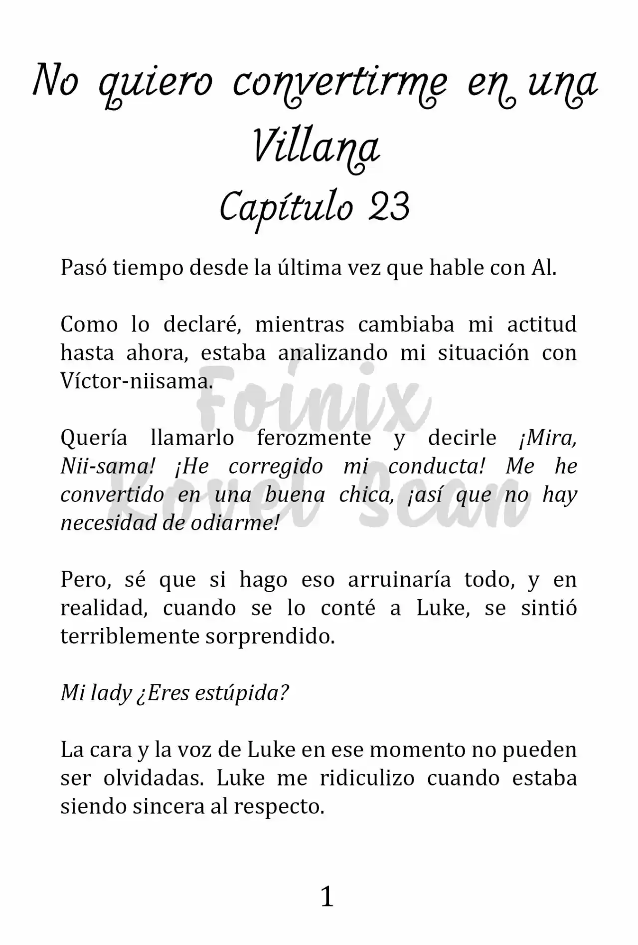 No Quiero Convertirme En Villana, Así Que Apunto A Ser La Dama Perfecta Junto Con El Príncipe! (Novela) - Capítulo 23 - Página 2 - LectorTMOo
