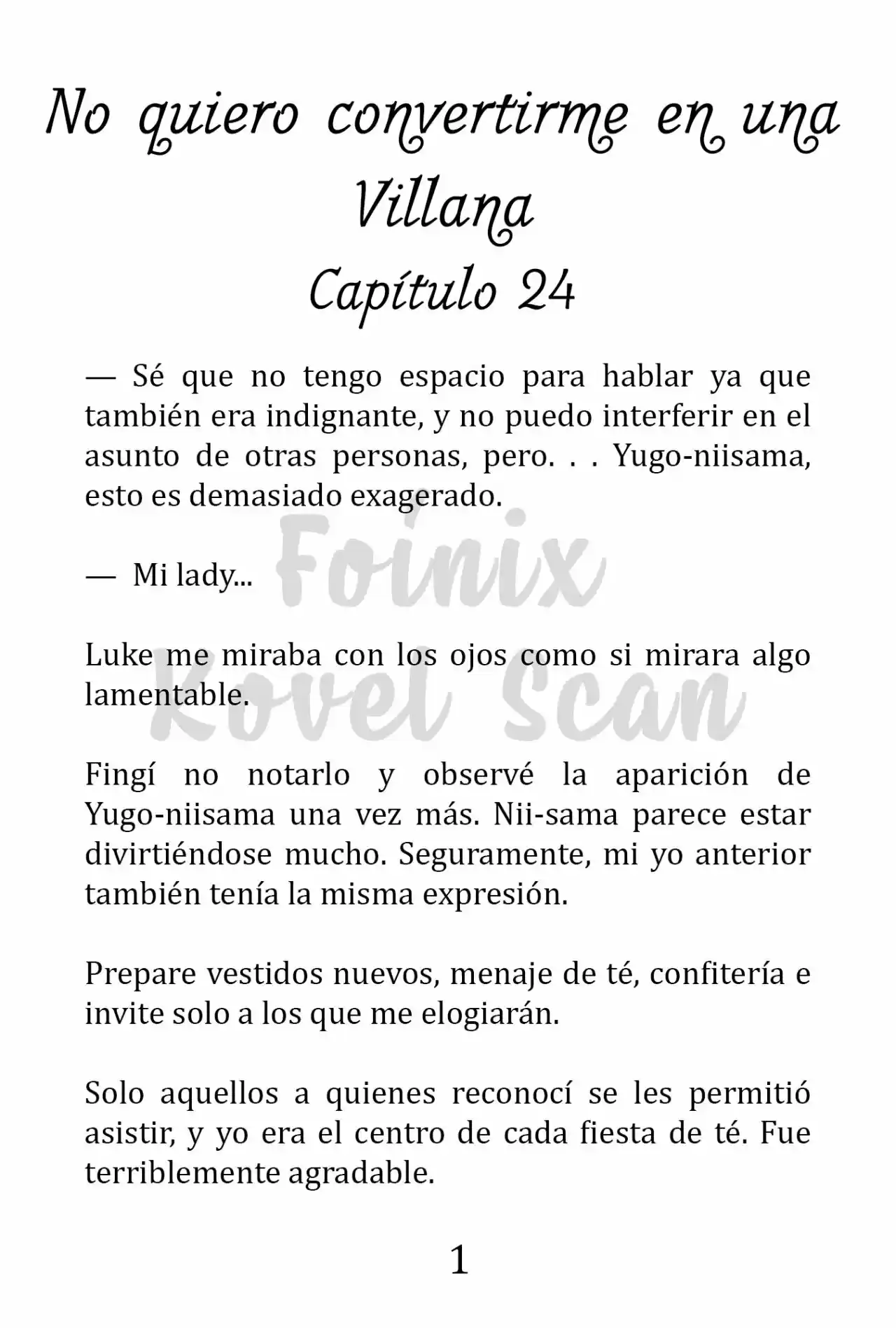 No Quiero Convertirme En Villana, Así Que Apunto A Ser La Dama Perfecta Junto Con El Príncipe! (Novela) - Capítulo 24 - Página 2 - LectorTMOo