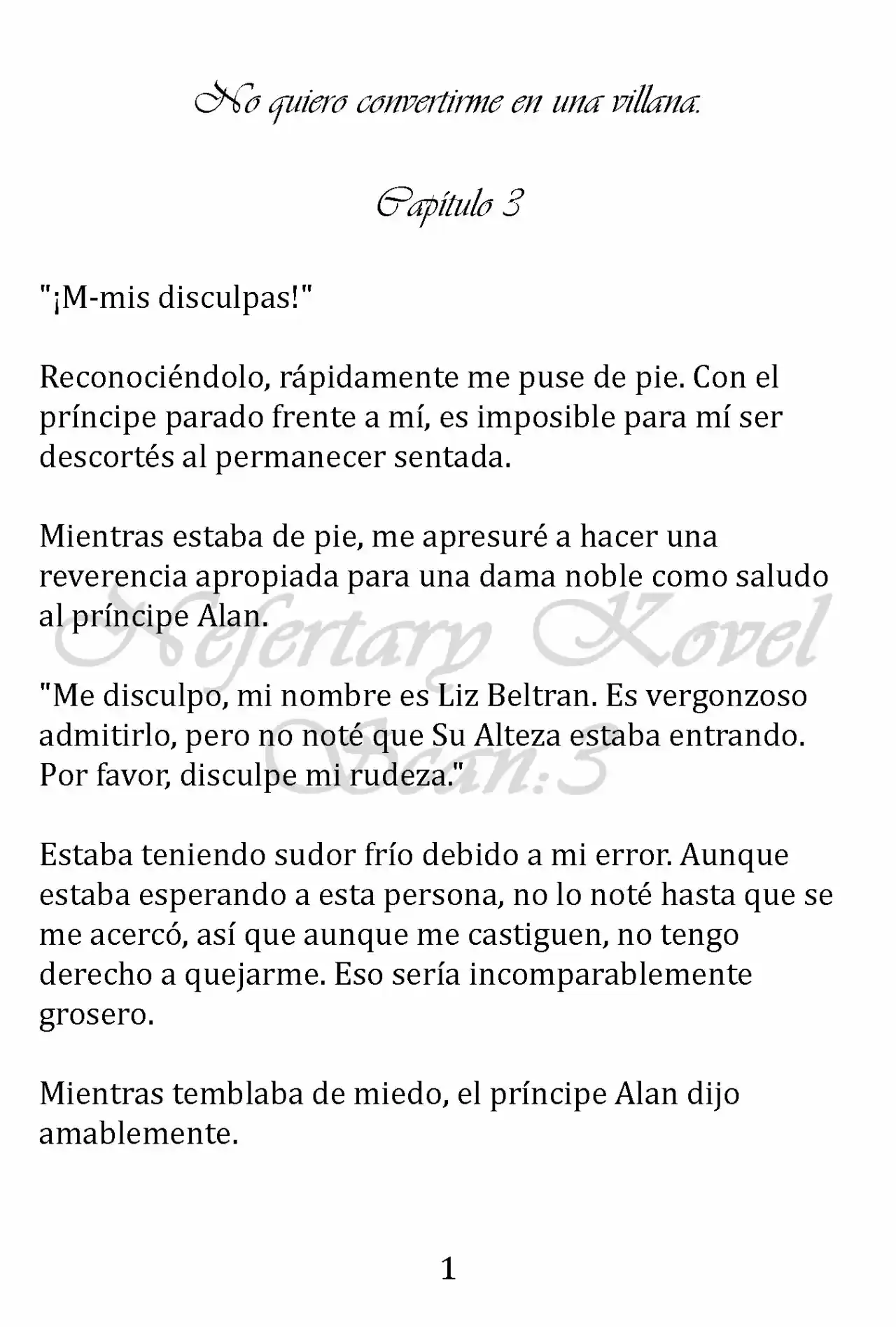 No Quiero Convertirme En Villana, Así Que Apunto A Ser La Dama Perfecta Junto Con El Príncipe! (Novela) - Capítulo 3 - Página 2 - LectorTMOo