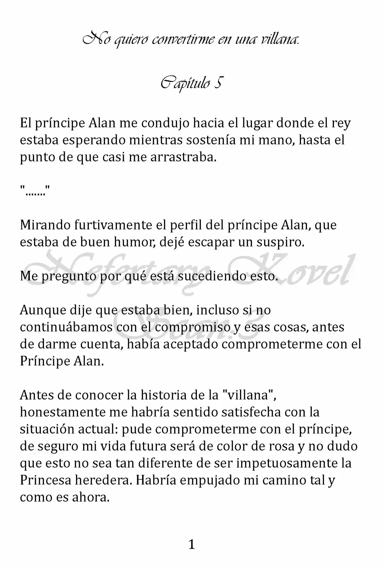 No Quiero Convertirme En Villana, Así Que Apunto A Ser La Dama Perfecta Junto Con El Príncipe! (Novela) - Capítulo 5 - Página 2 - LectorTMOo