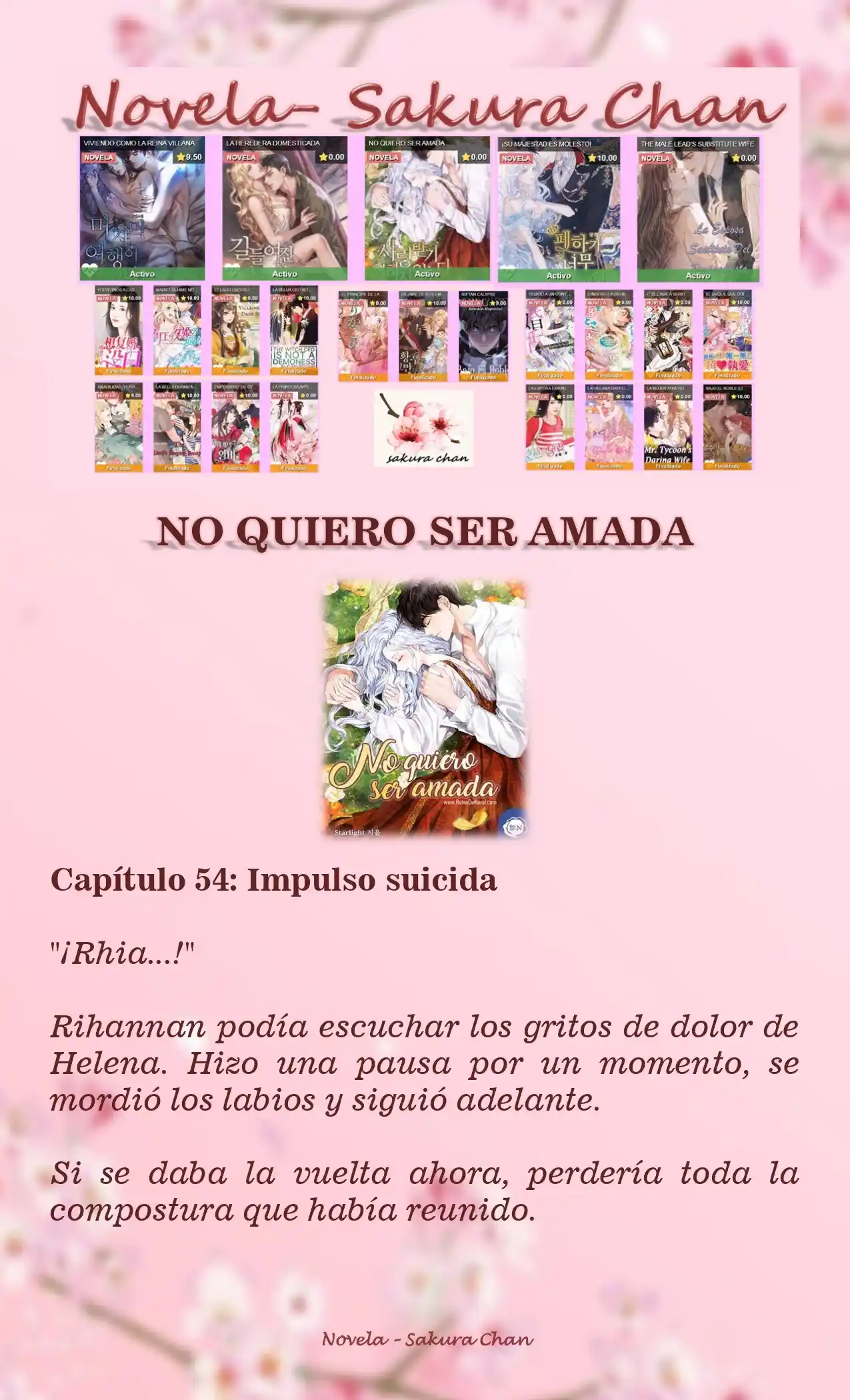 No Quiero Convertirme En Villana, Así Que Apunto A Ser La Dama Perfecta Junto Con El Príncipe! (Novela) - Capítulo 54 - Página 1 - LectorTMOo