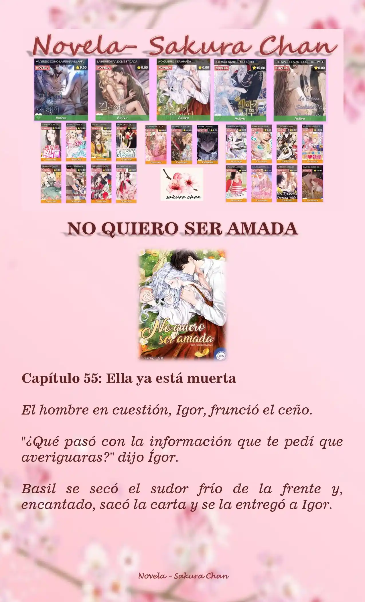 No Quiero Convertirme En Villana, Así Que Apunto A Ser La Dama Perfecta Junto Con El Príncipe! (Novela) - Capítulo 55 - Página 1 - LectorTMOo