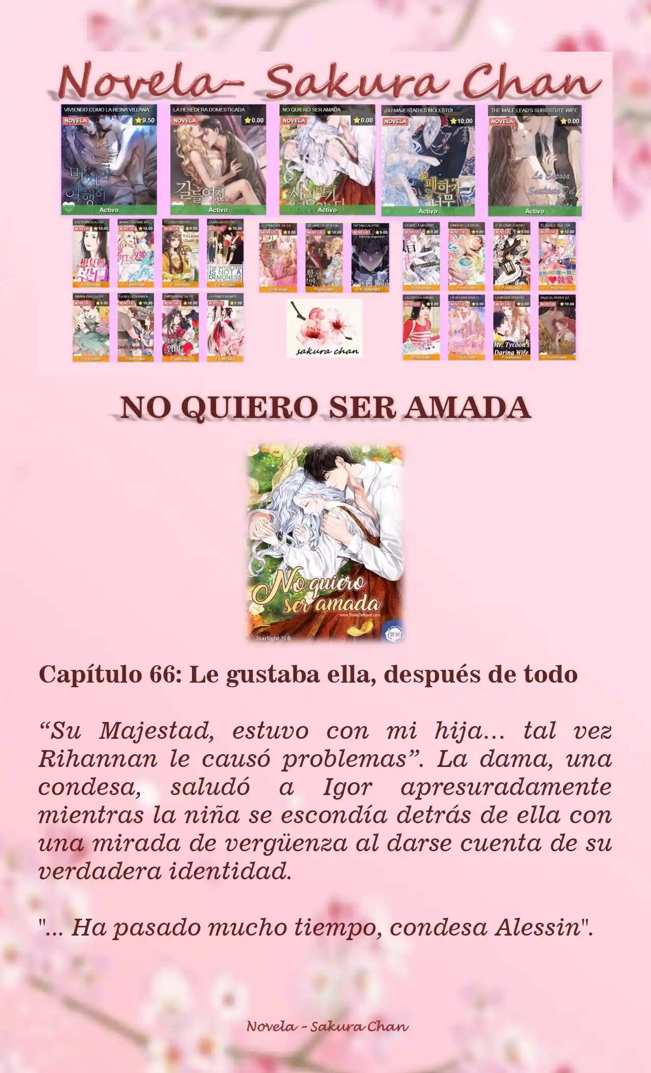 No Quiero Convertirme En Villana, Así Que Apunto A Ser La Dama Perfecta Junto Con El Príncipe! (Novela) - Capítulo 66 - Página 1 - LectorTMOo