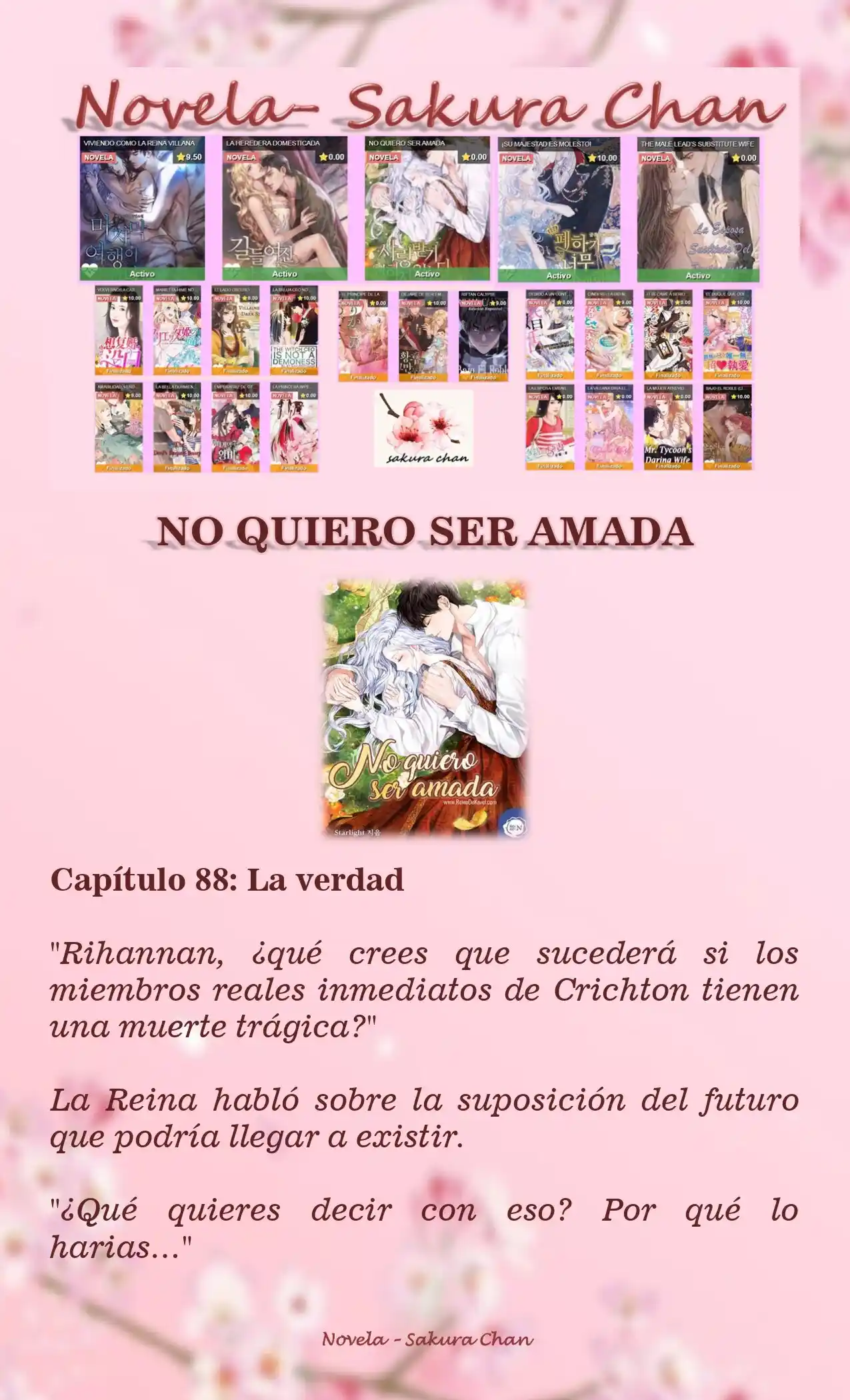 No Quiero Convertirme En Villana, Así Que Apunto A Ser La Dama Perfecta Junto Con El Príncipe! (Novela) - Capítulo 88 - Página 1 - LectorTMOo