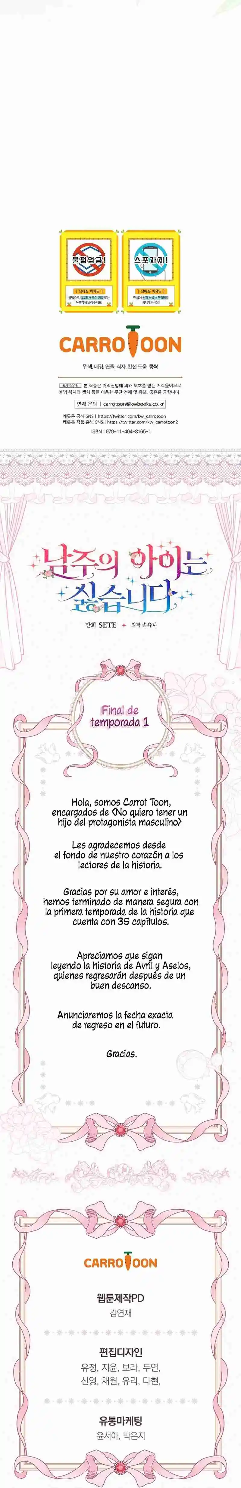 No Quiero Tener Un Hijo Del Protagonista Masculino - Capítulo 35 - Página 32 - LectorTMOo