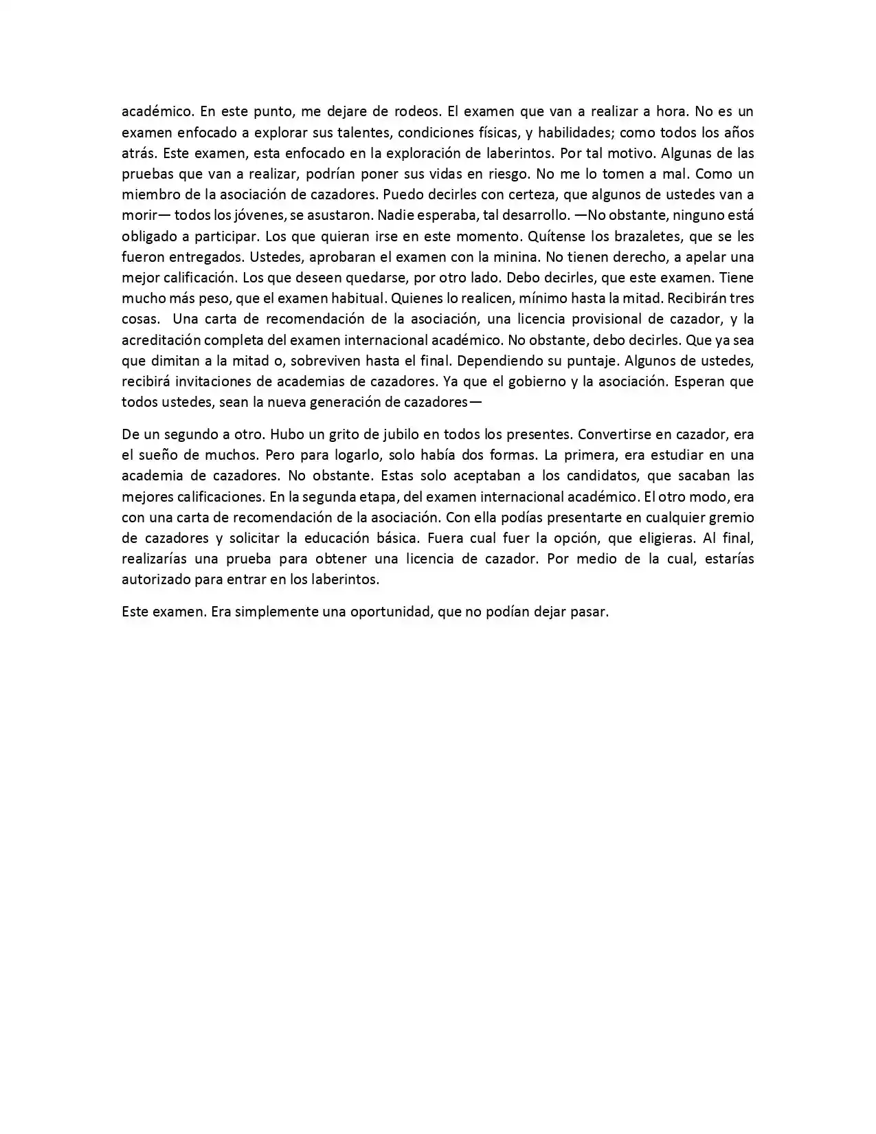 No Soy El Protagonista (Novela) - Capítulo 27 - Página 4 - LectorTMOo