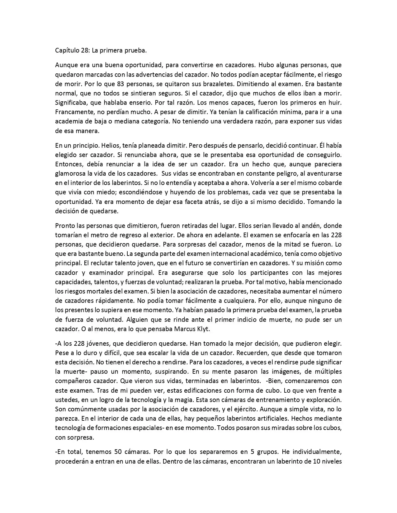 No Soy El Protagonista (Novela) - Capítulo 28 - Página 1 - LectorTMOo